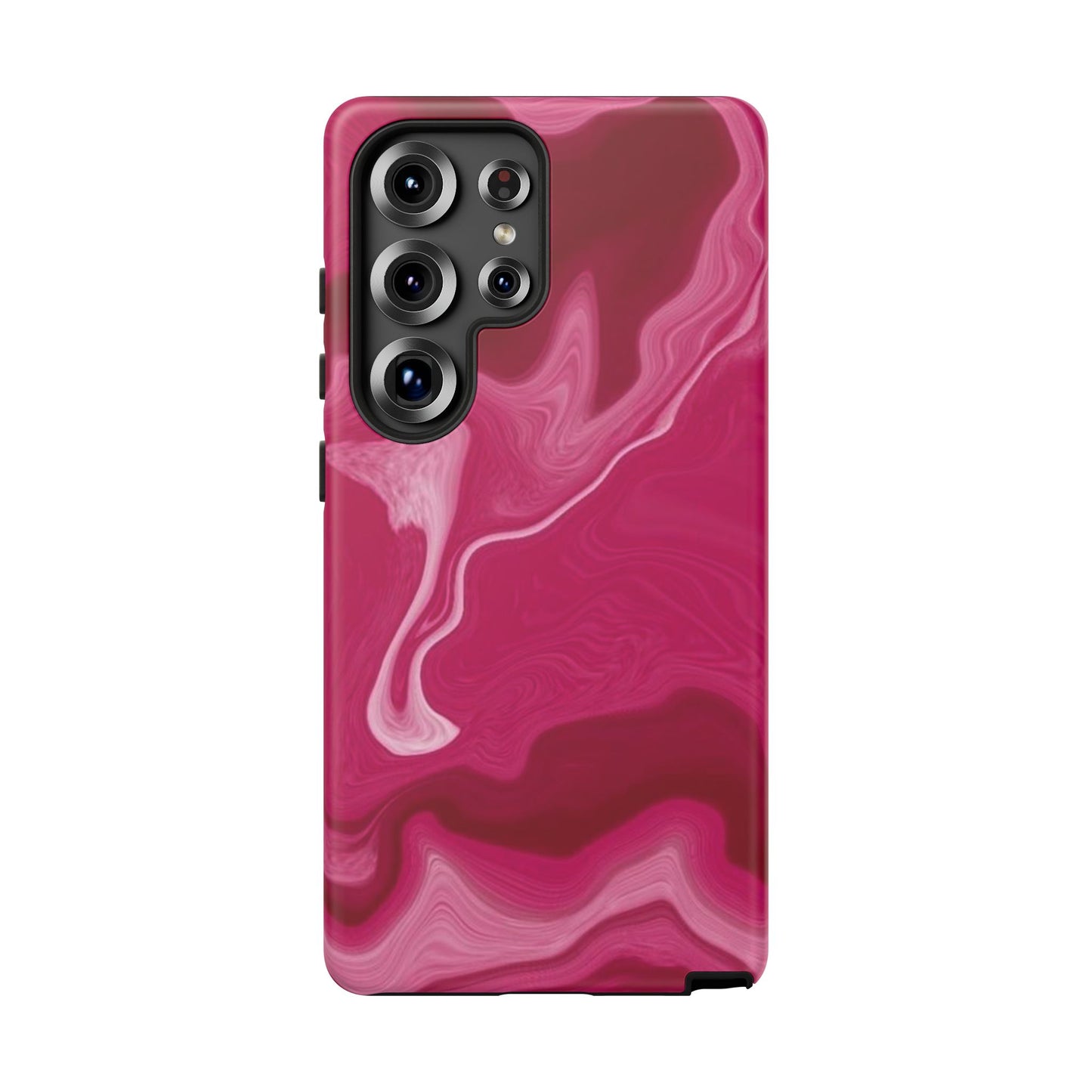 Tough Cases - Pink Marbled Phone Case for Stylish Protection