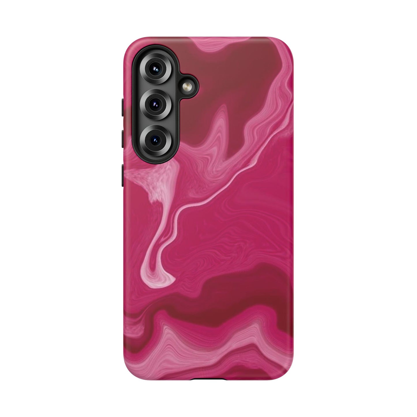 Tough Cases - Pink Marbled Phone Case for Stylish Protection