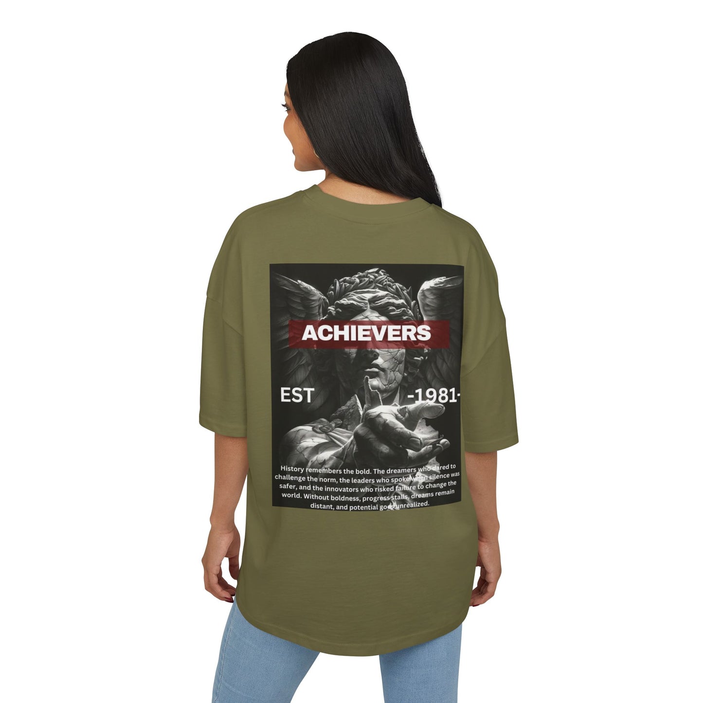 Achievers Box Tee - Inspiring Unisex Heavy Cotton Tee for Motivated Minds