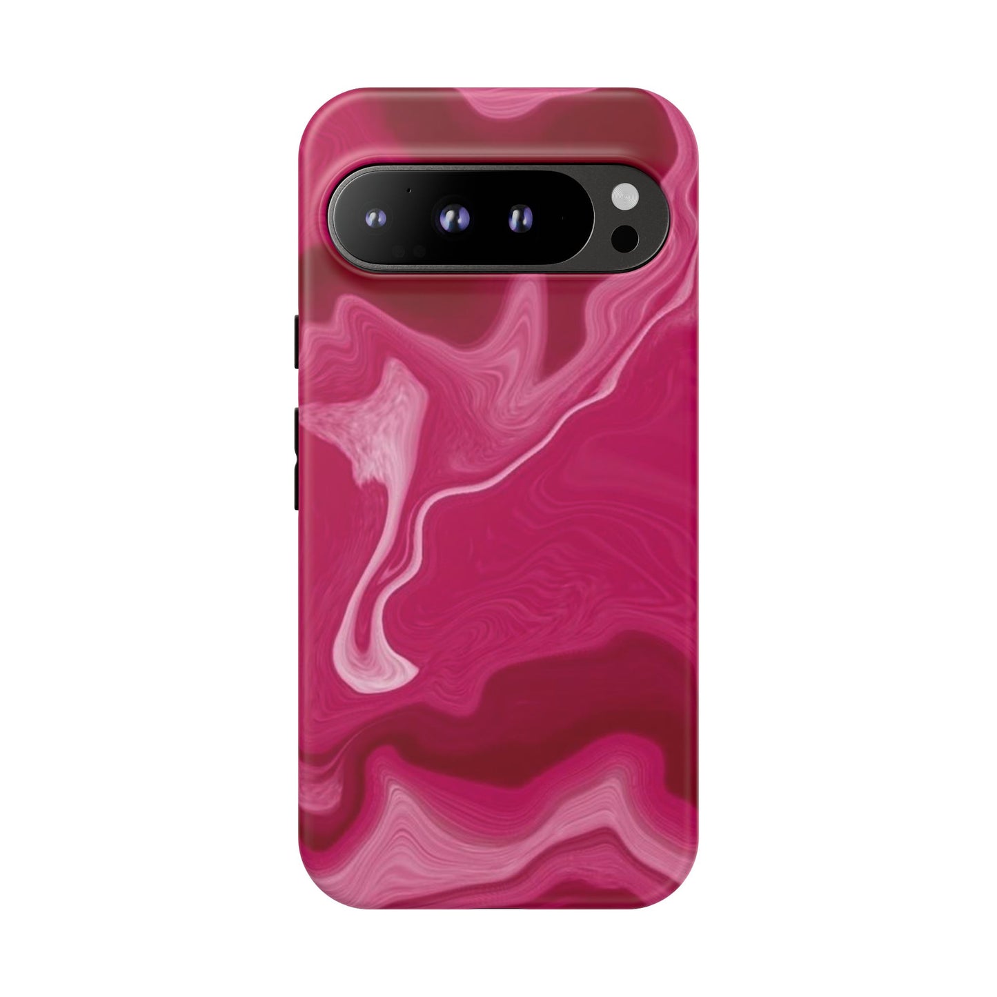 Tough Cases - Pink Marbled Phone Case for Stylish Protection