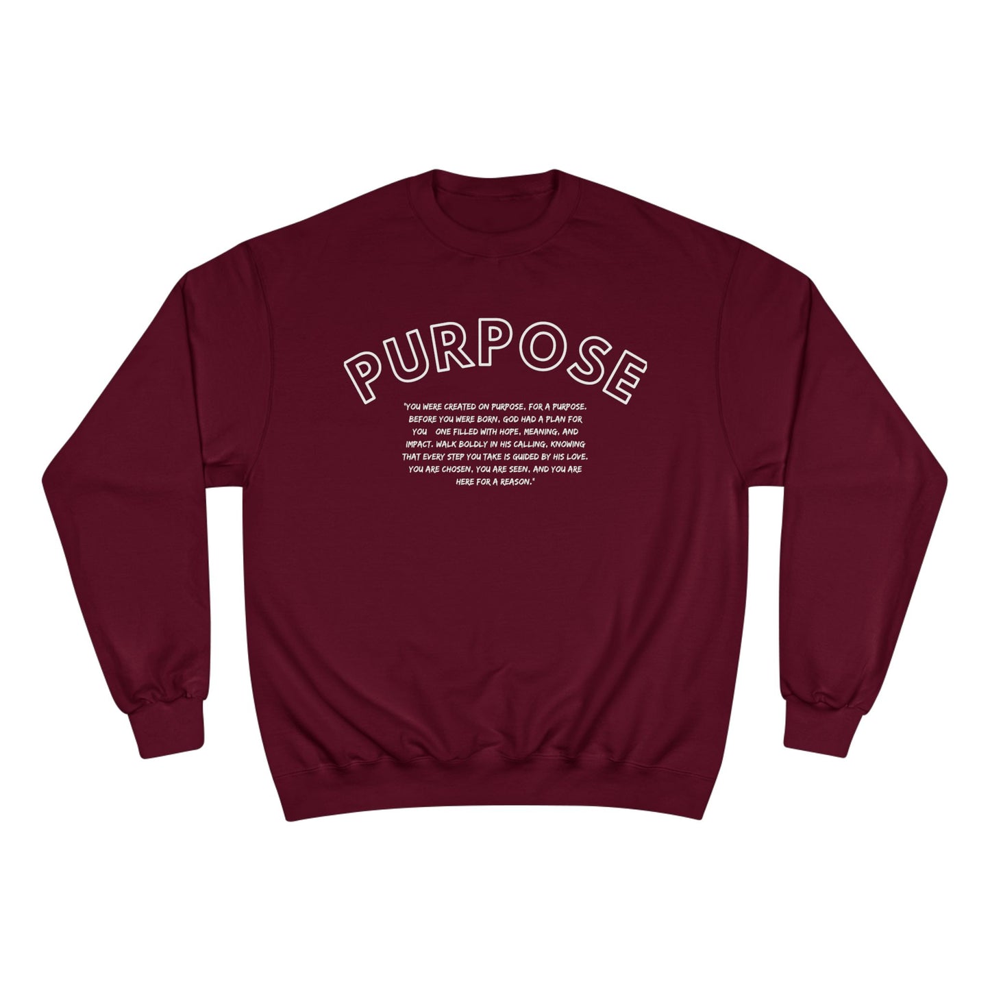 Motivational Champion Sweatshirt - Embrace Your Purpose