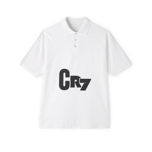 CR7 Men's Piqué Polo - Stylish Casual Wear for Sports Fans