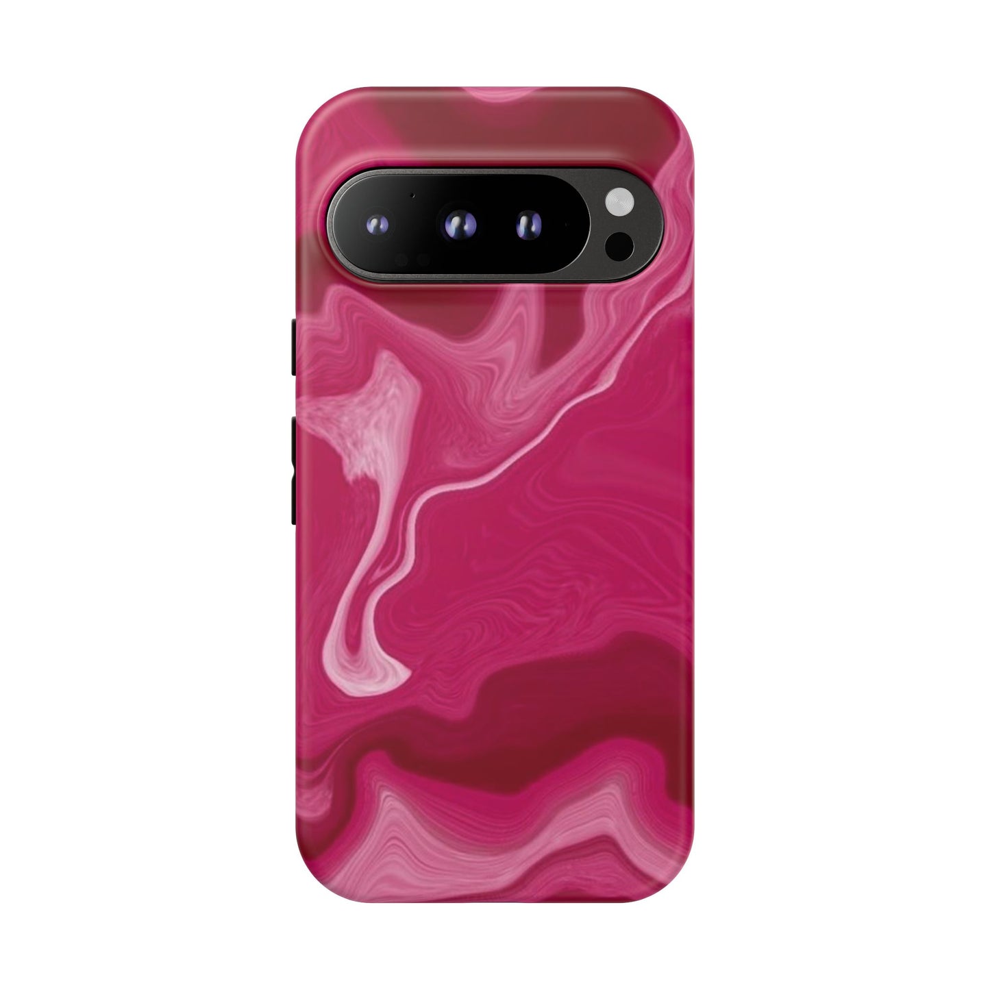 Tough Cases - Pink Marbled Phone Case for Stylish Protection