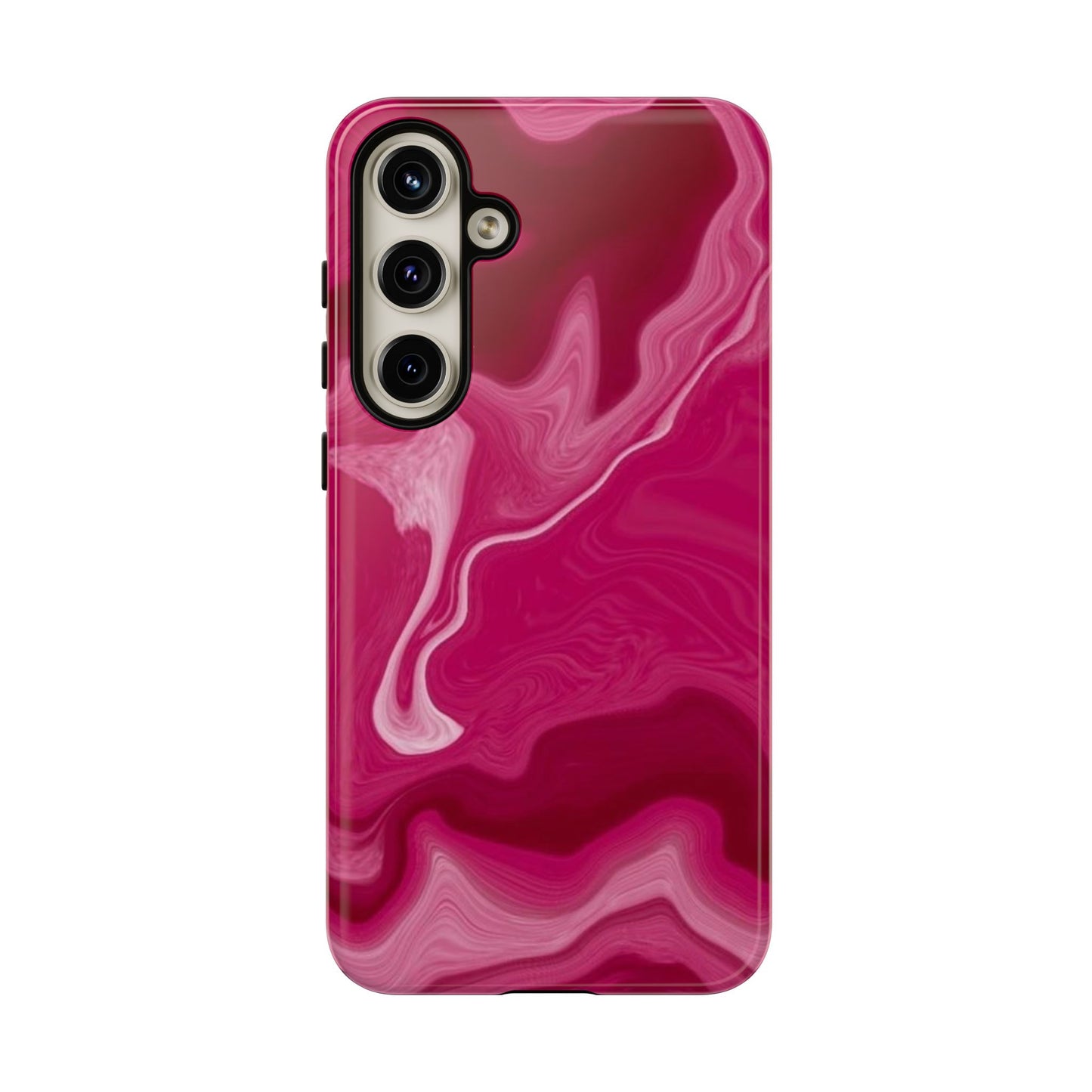 Tough Cases - Pink Marbled Phone Case for Stylish Protection