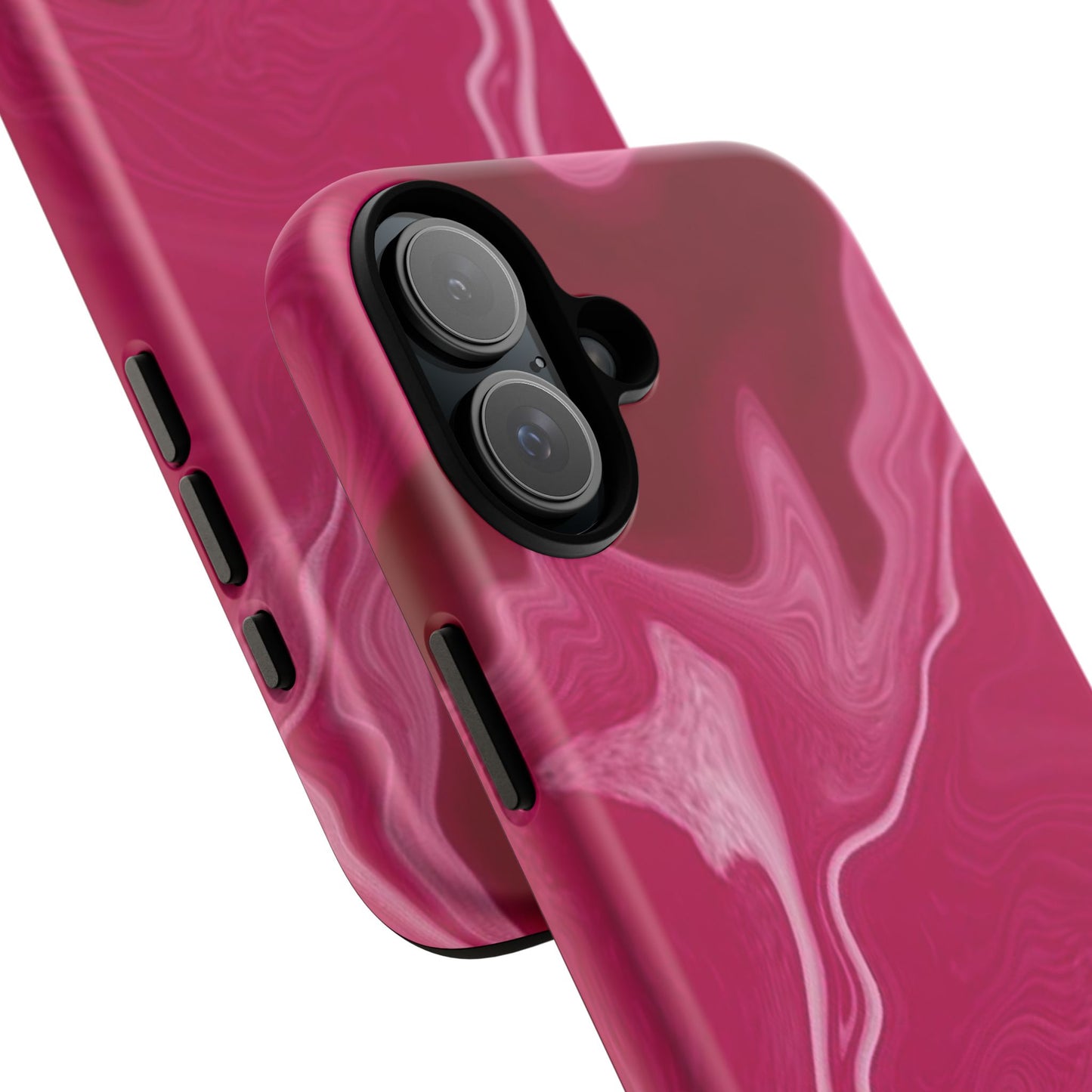 Tough Cases - Pink Marbled Phone Case for Stylish Protection