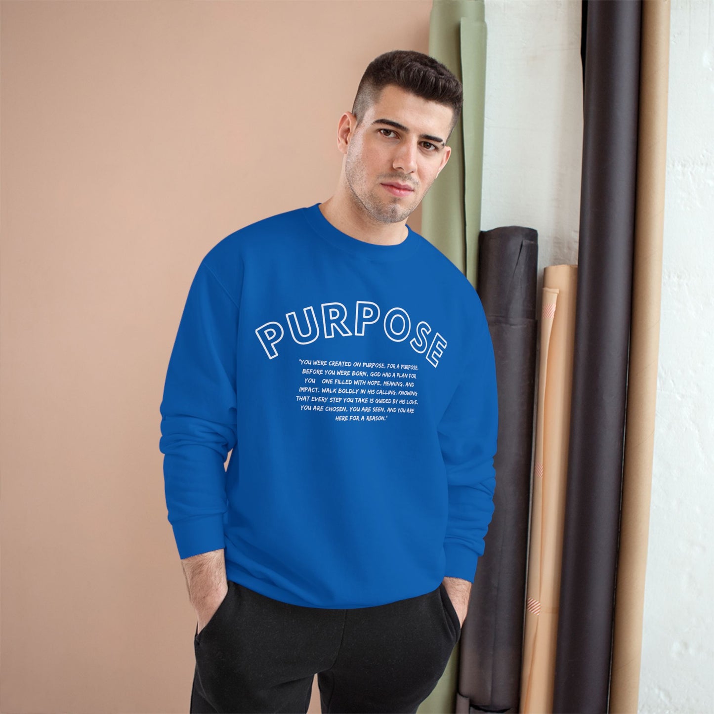 Motivational Champion Sweatshirt - Embrace Your Purpose