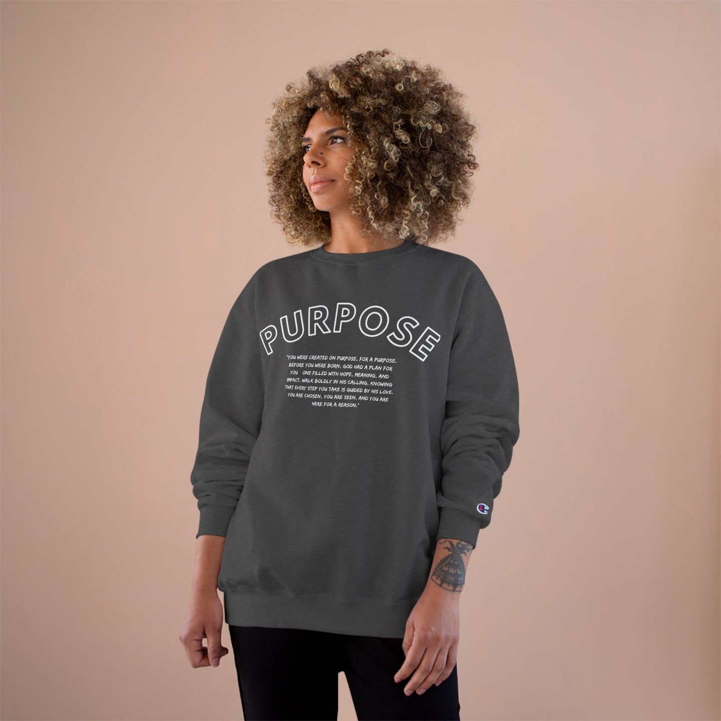 Motivational Champion Sweatshirt - Embrace Your Purpose