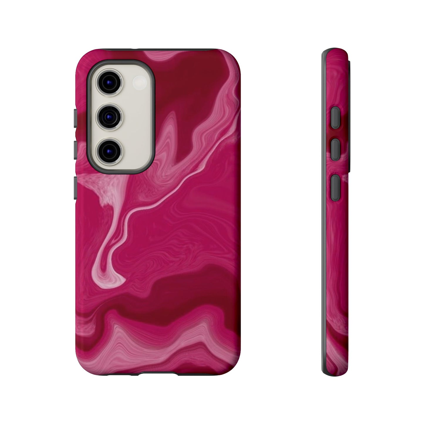 Tough Cases - Pink Marbled Phone Case for Stylish Protection