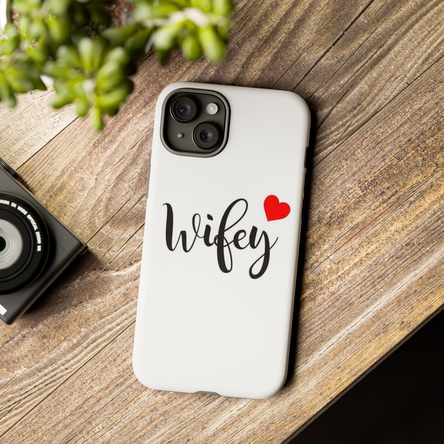 Wifey Tough Phone Case - Stylish & Durable Protection for Newlyweds