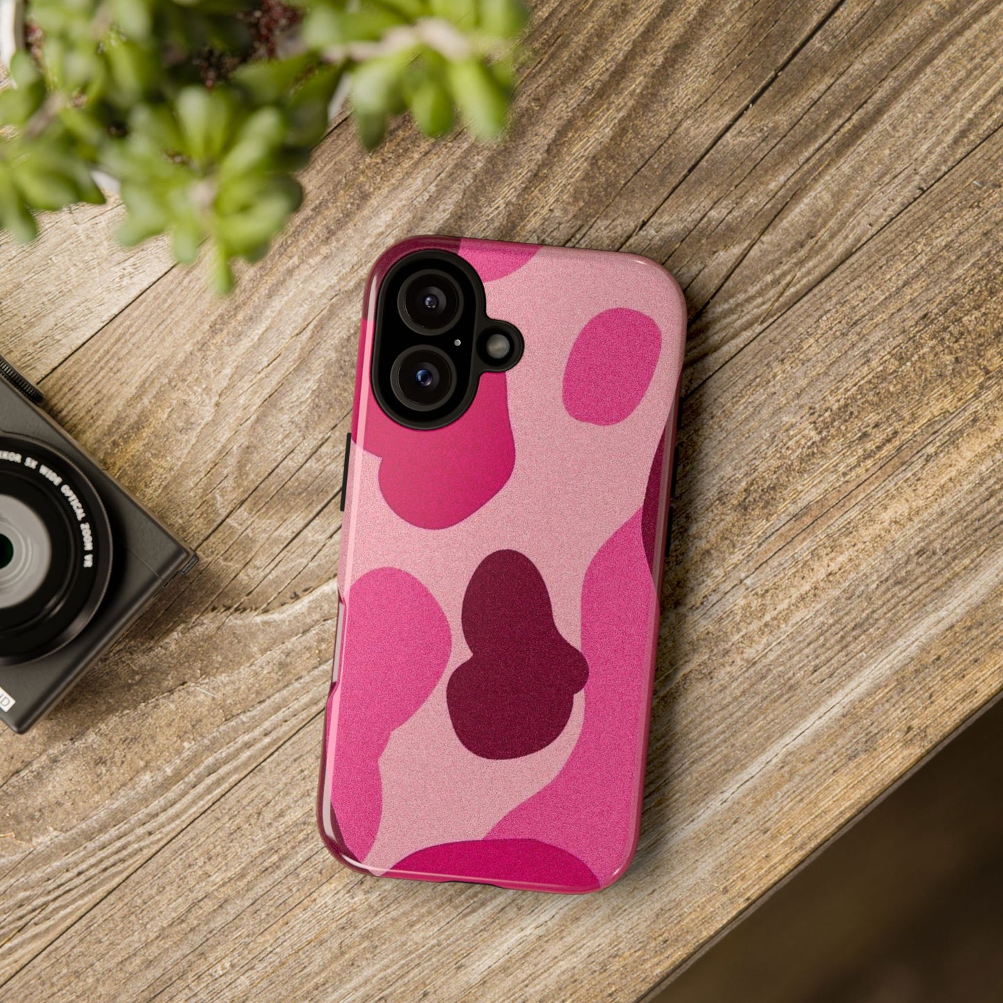 Trendy Pink Camouflage Phone Case - Tough and Stylish Protection