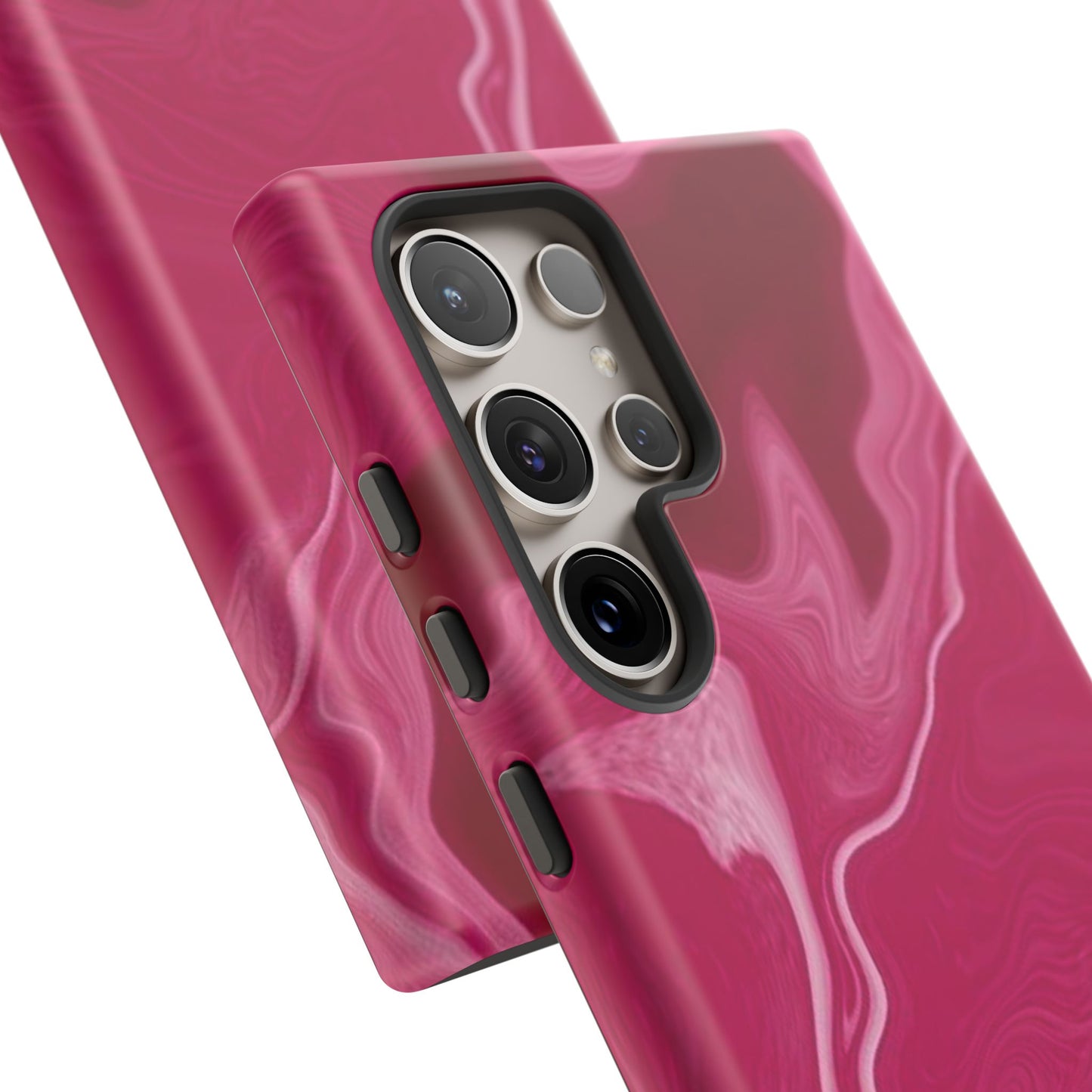 Tough Cases - Pink Marbled Phone Case for Stylish Protection