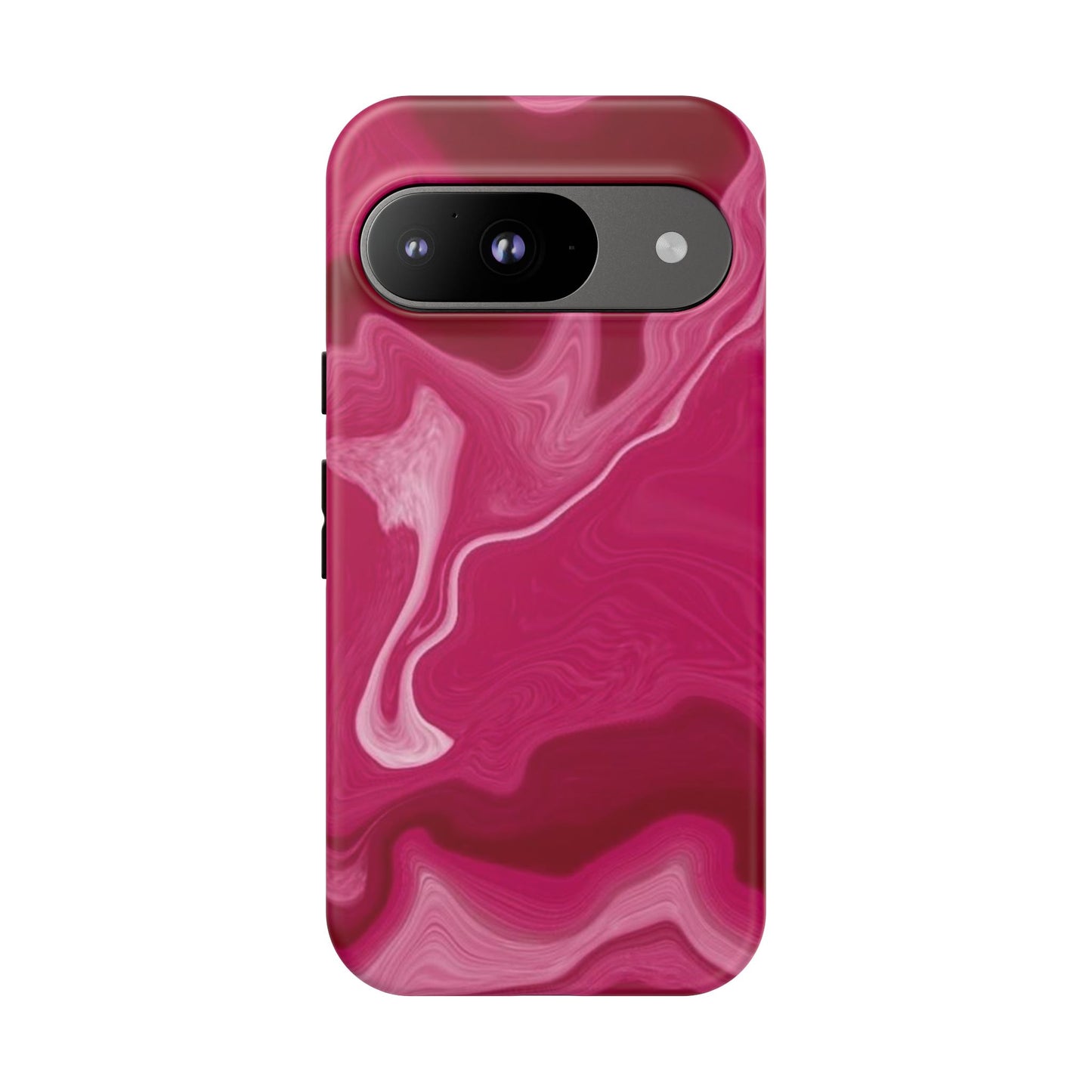 Tough Cases - Pink Marbled Phone Case for Stylish Protection