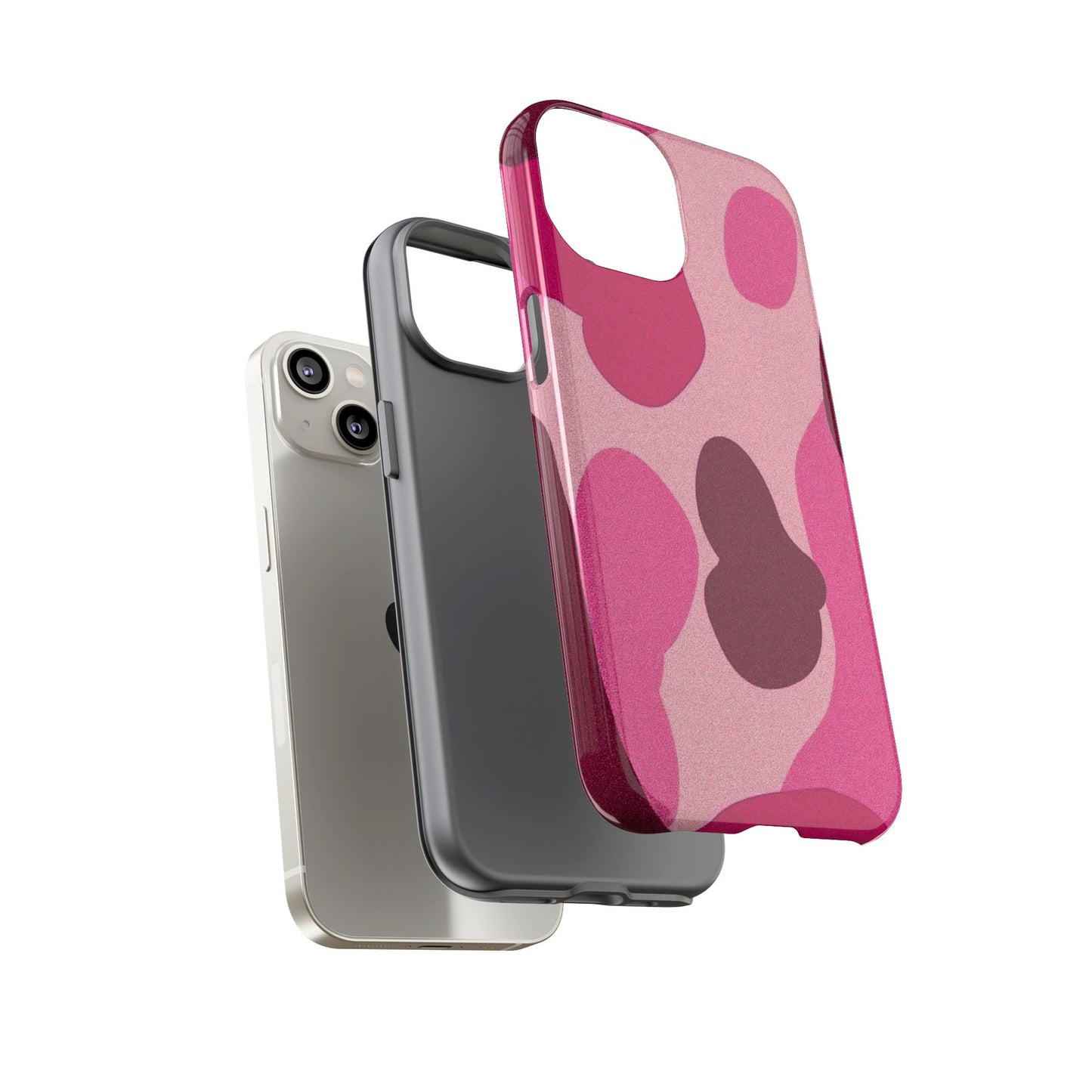 Trendy Pink Camouflage Phone Case - Tough and Stylish Protection