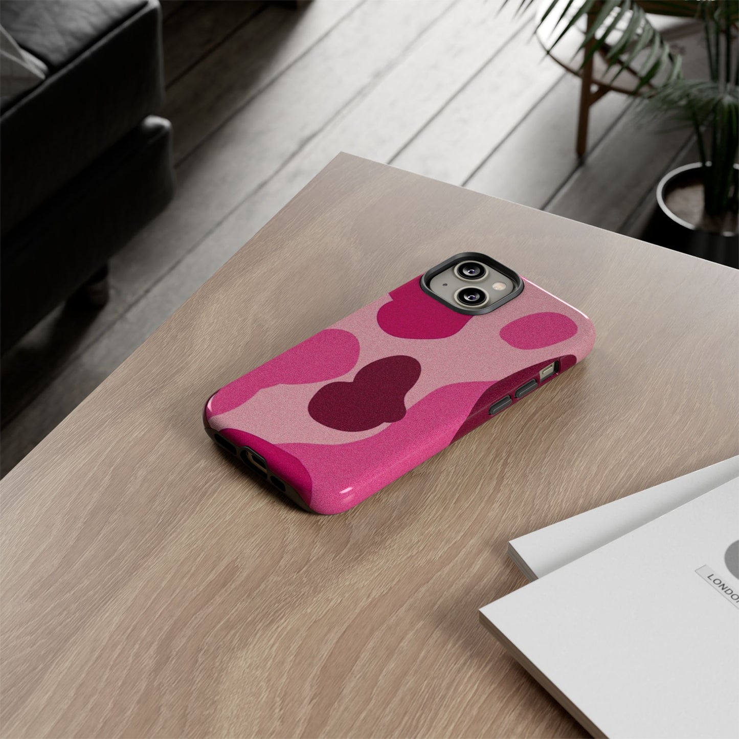 Trendy Pink Camouflage Phone Case - Tough and Stylish Protection