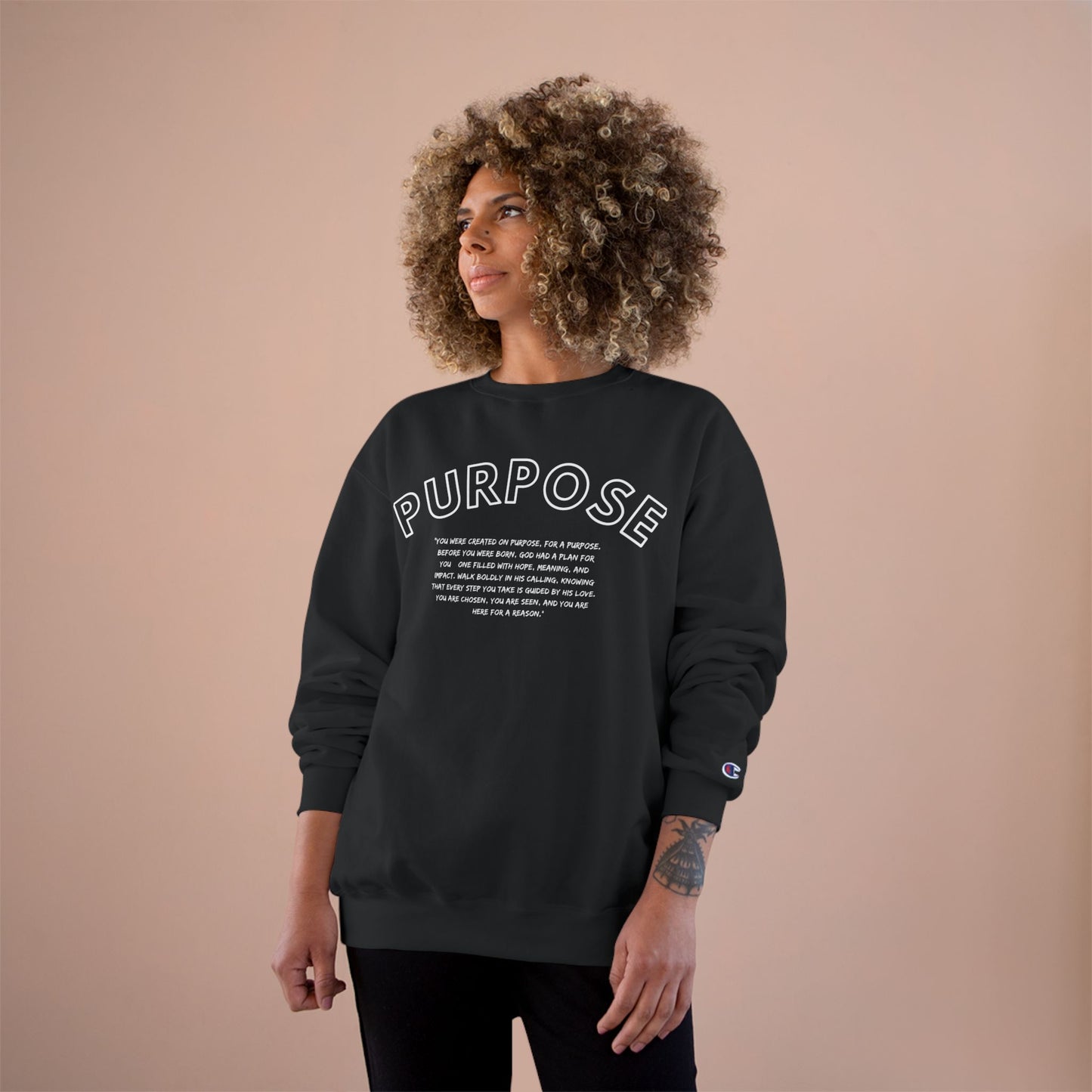 Motivational Champion Sweatshirt - Embrace Your Purpose