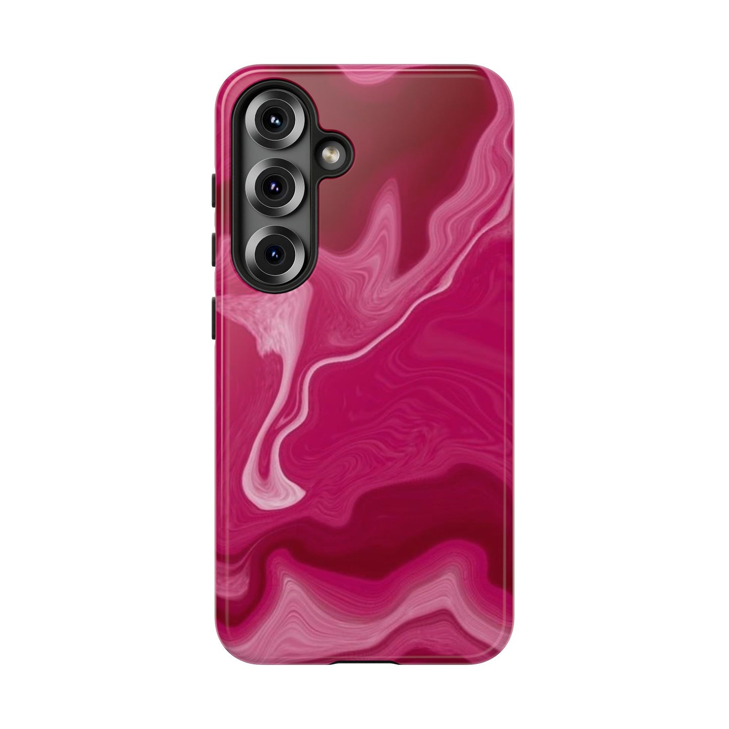 Tough Cases - Pink Marbled Phone Case for Stylish Protection