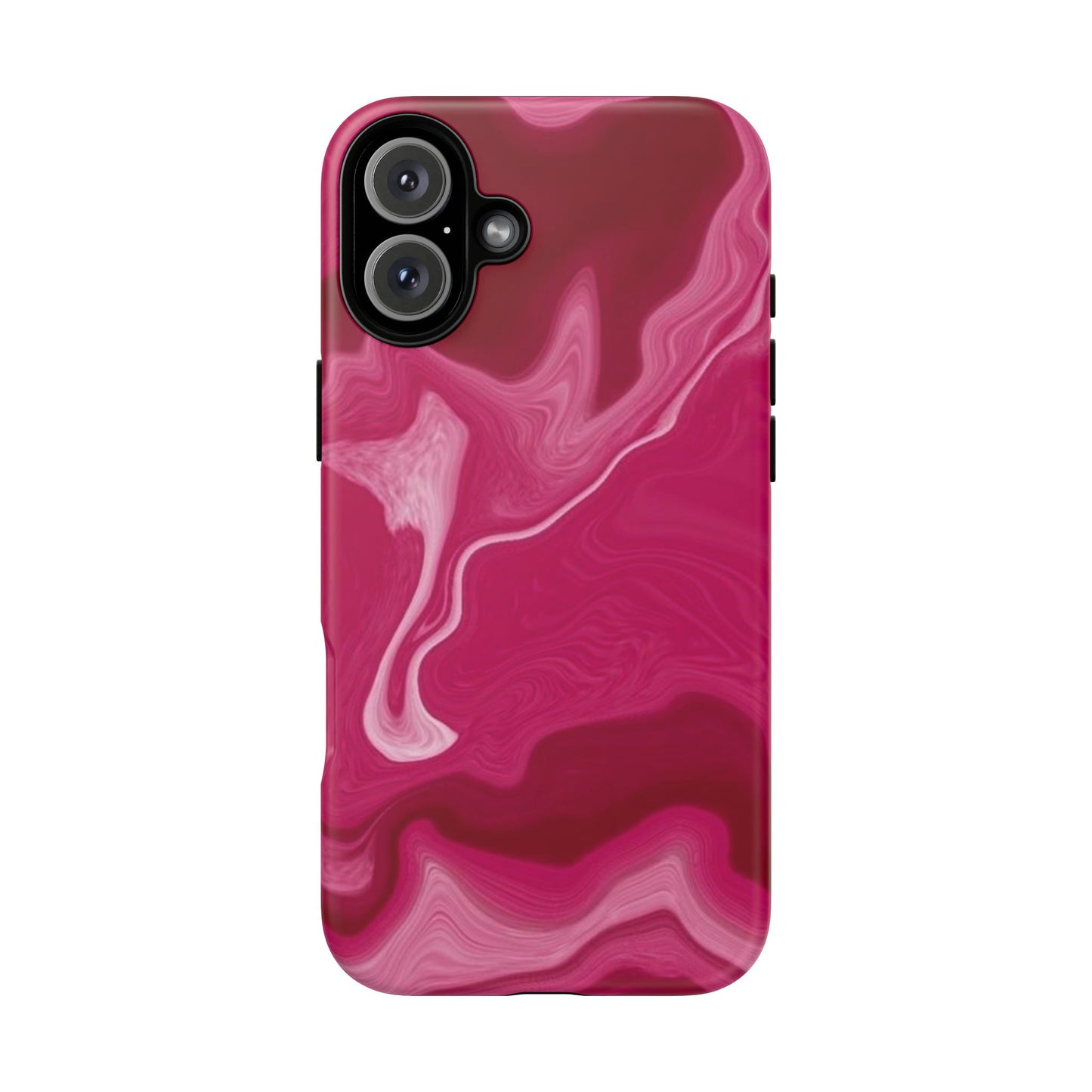 Tough Cases - Pink Marbled Phone Case for Stylish Protection