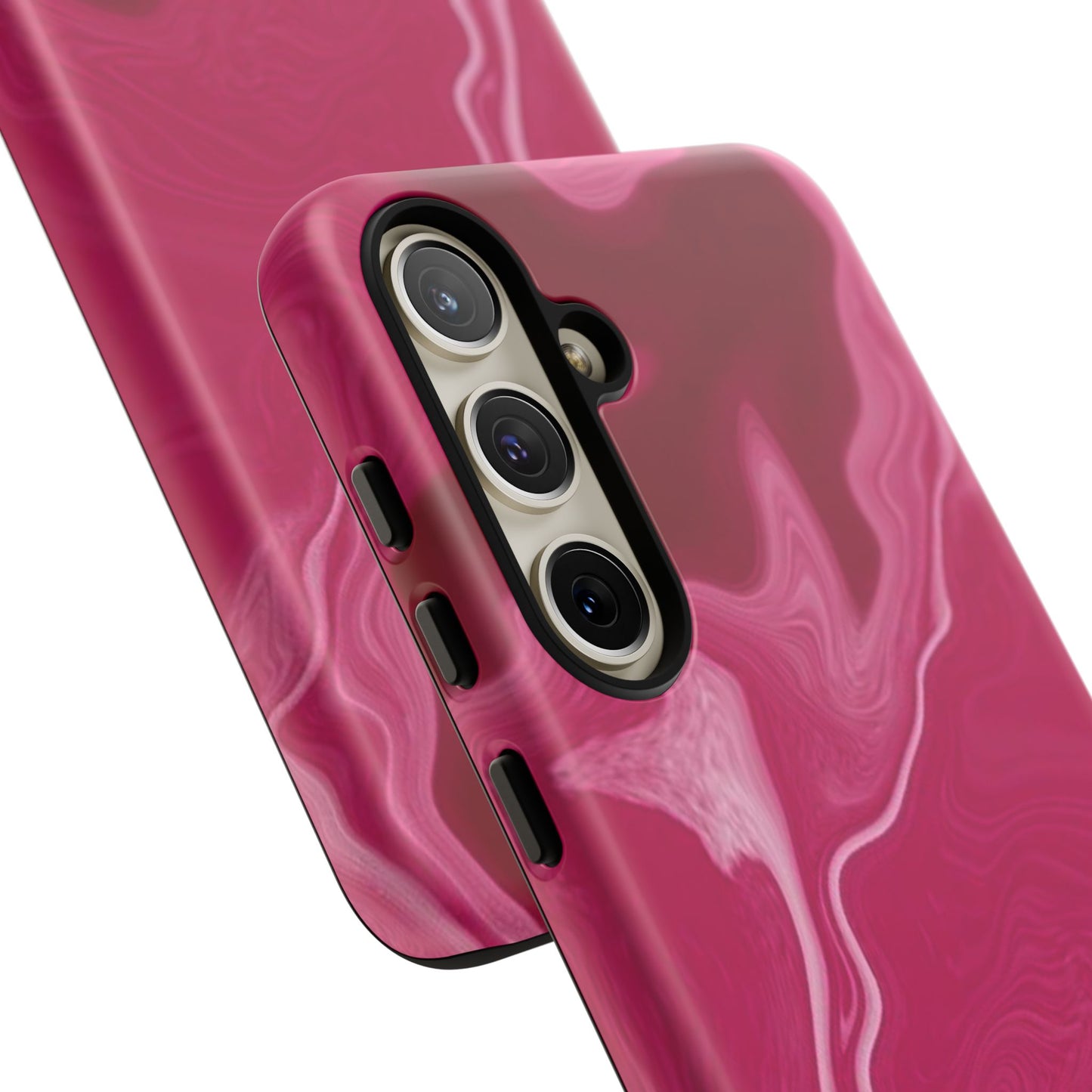 Tough Cases - Pink Marbled Phone Case for Stylish Protection