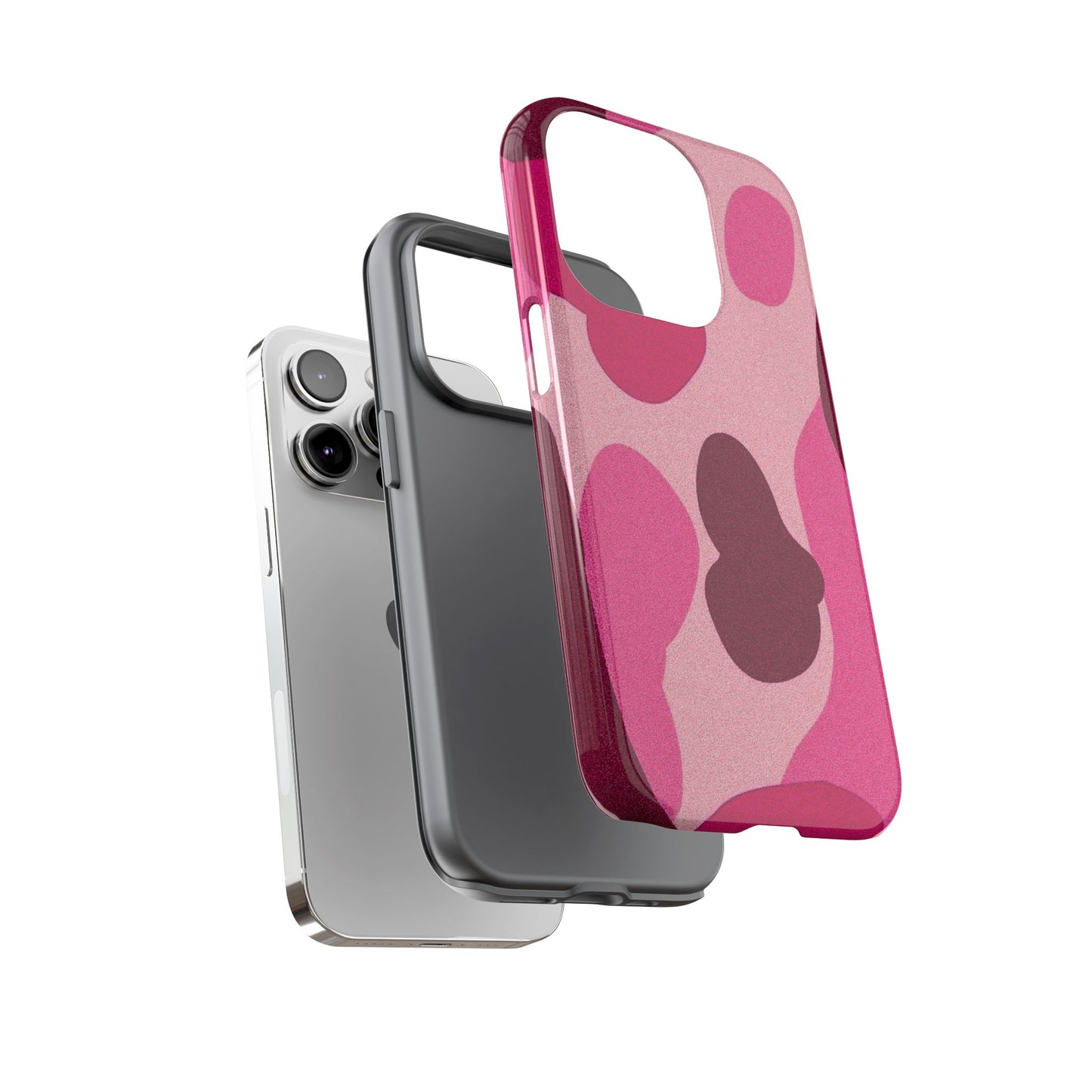 Trendy Pink Camouflage Phone Case - Tough and Stylish Protection