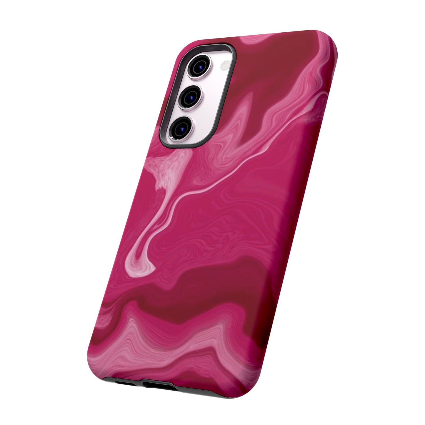 Tough Cases - Pink Marbled Phone Case for Stylish Protection