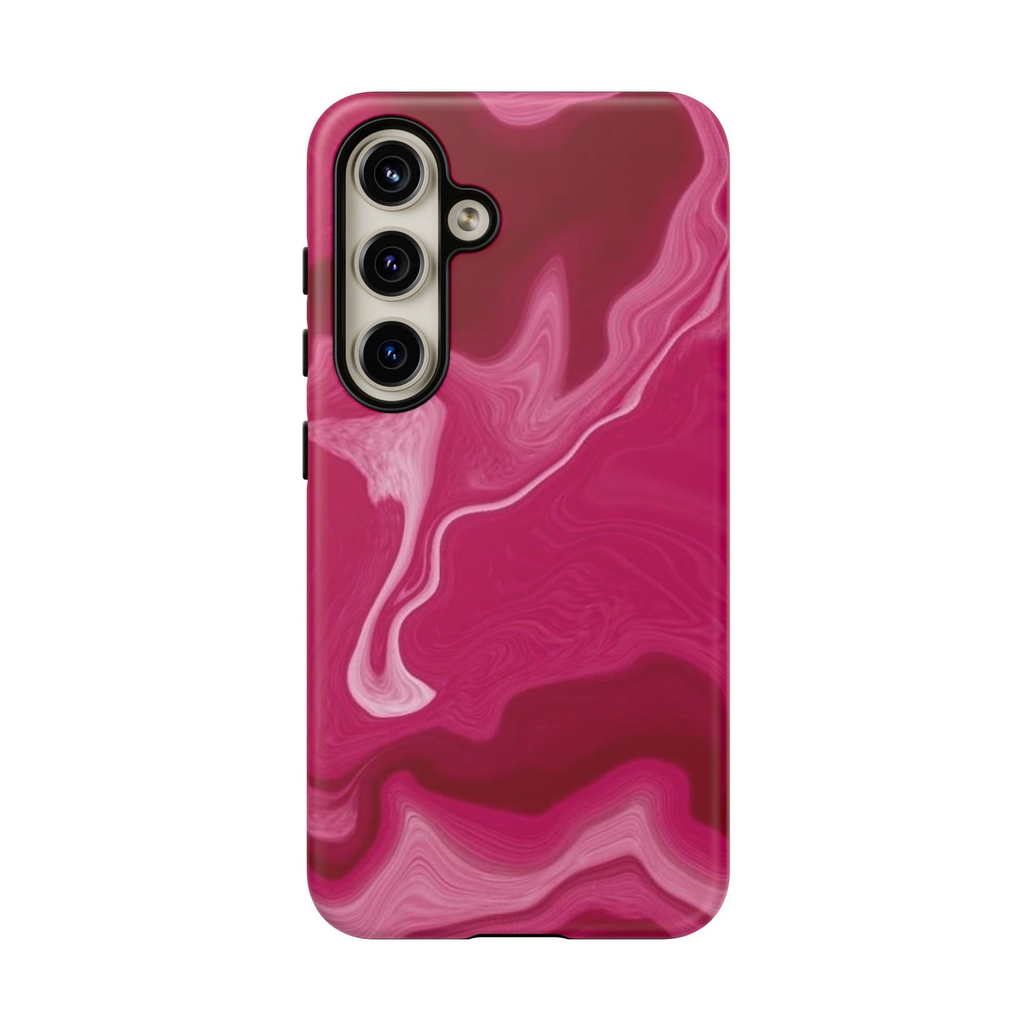 Tough Cases - Pink Marbled Phone Case for Stylish Protection