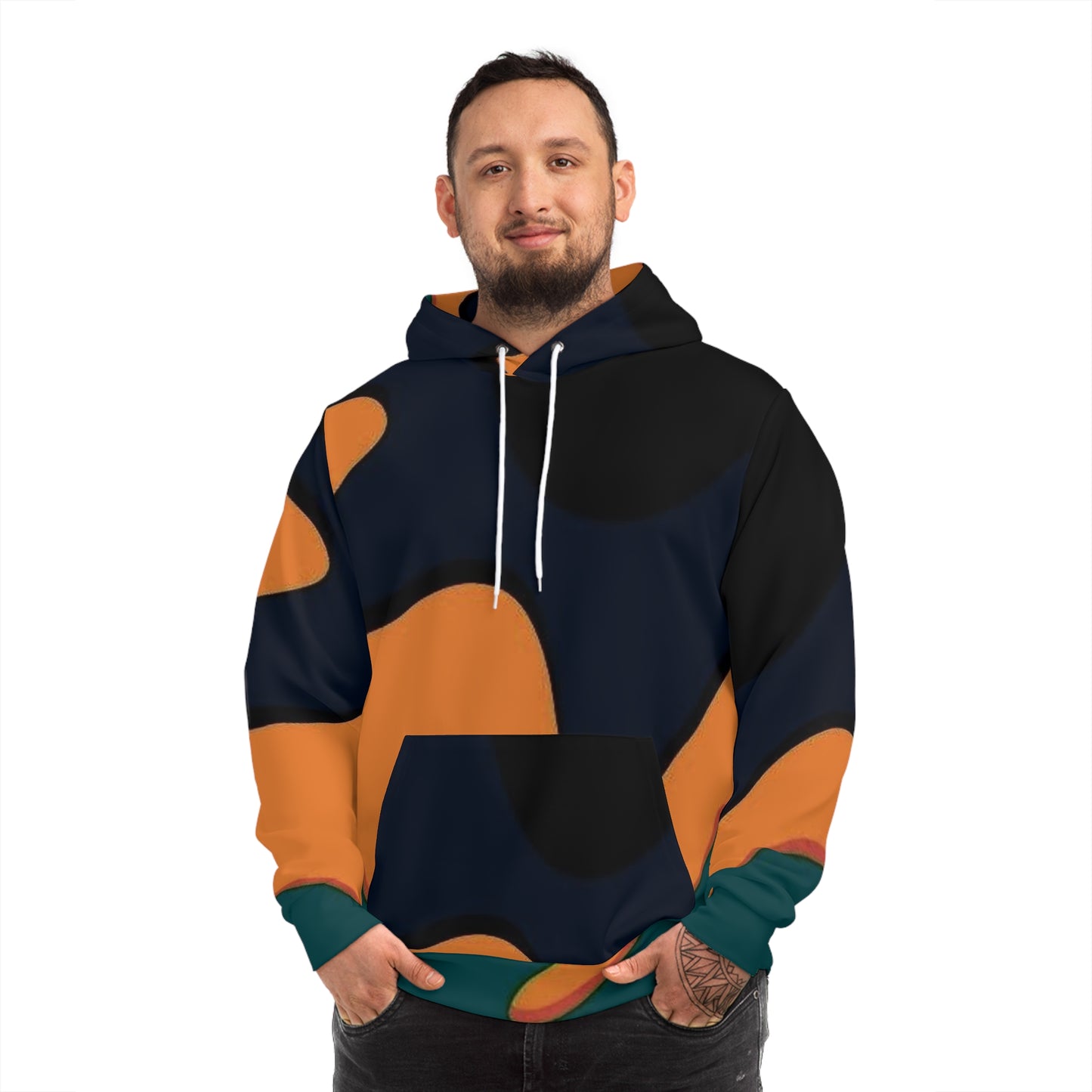 Abstract Vibe Fashion Hoodie - Trendy Unisex Pullover for Everyday Style