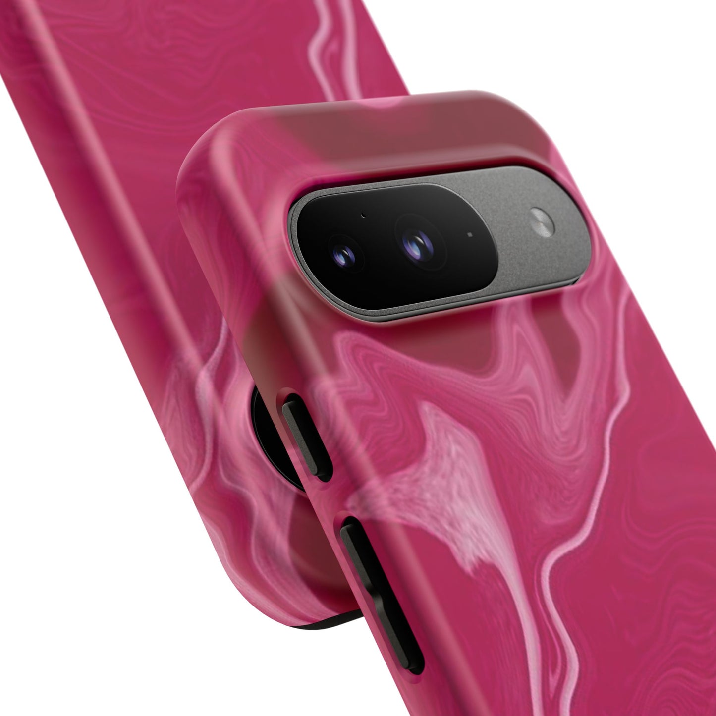 Tough Cases - Pink Marbled Phone Case for Stylish Protection