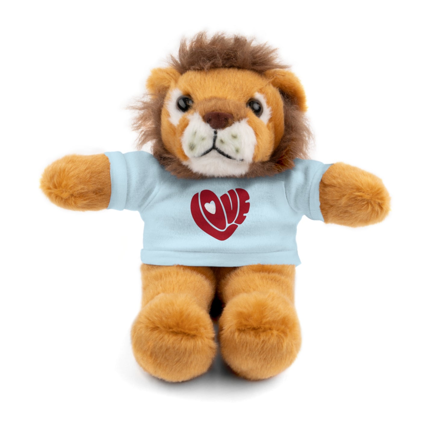 Love Heart Stuffed Animal with Tee - Perfect Gift for Valentine's Day and Special Occasions