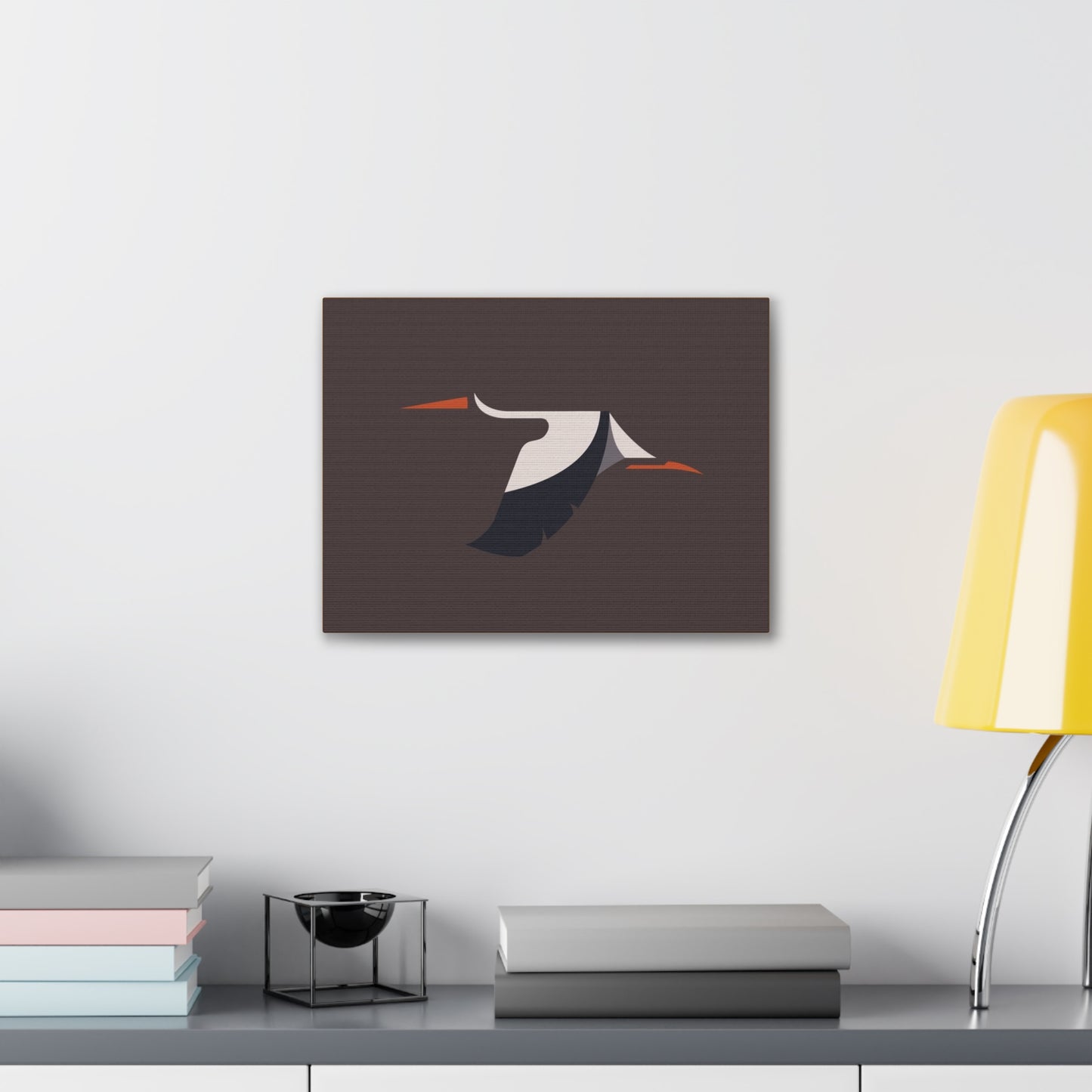 Modern Abstract Bird Canvas Wall Art - 0.75" Depth