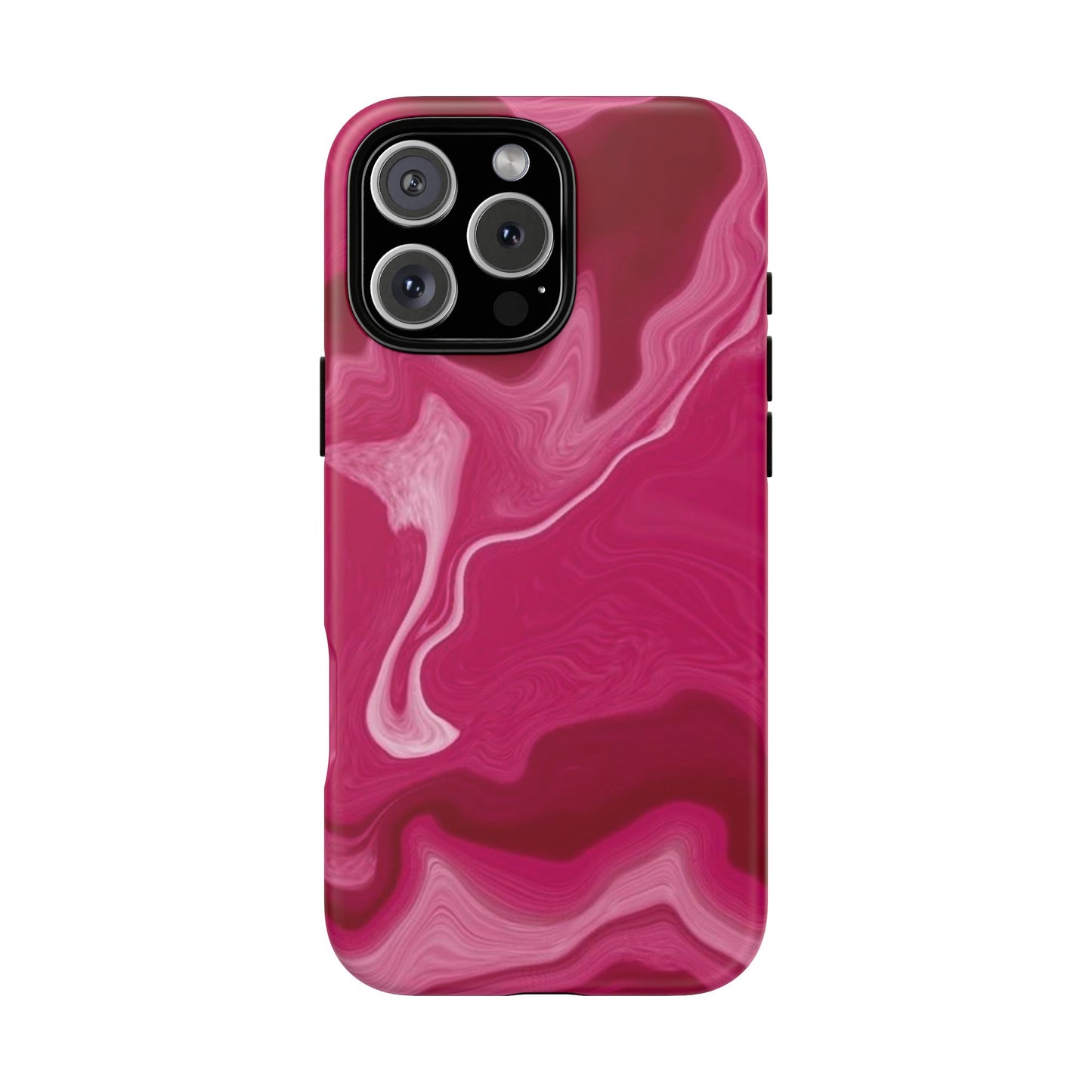 Tough Cases - Pink Marbled Phone Case for Stylish Protection