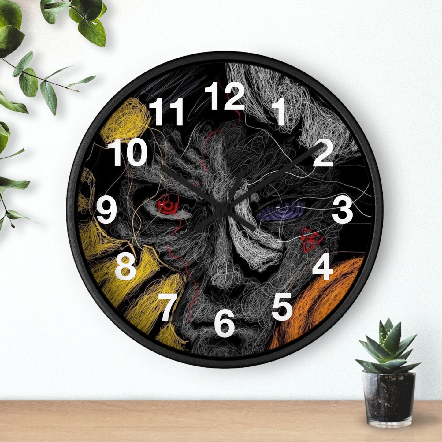 Artistic Abstract Wall Clock - Unique Home Decor for Modern Spaces