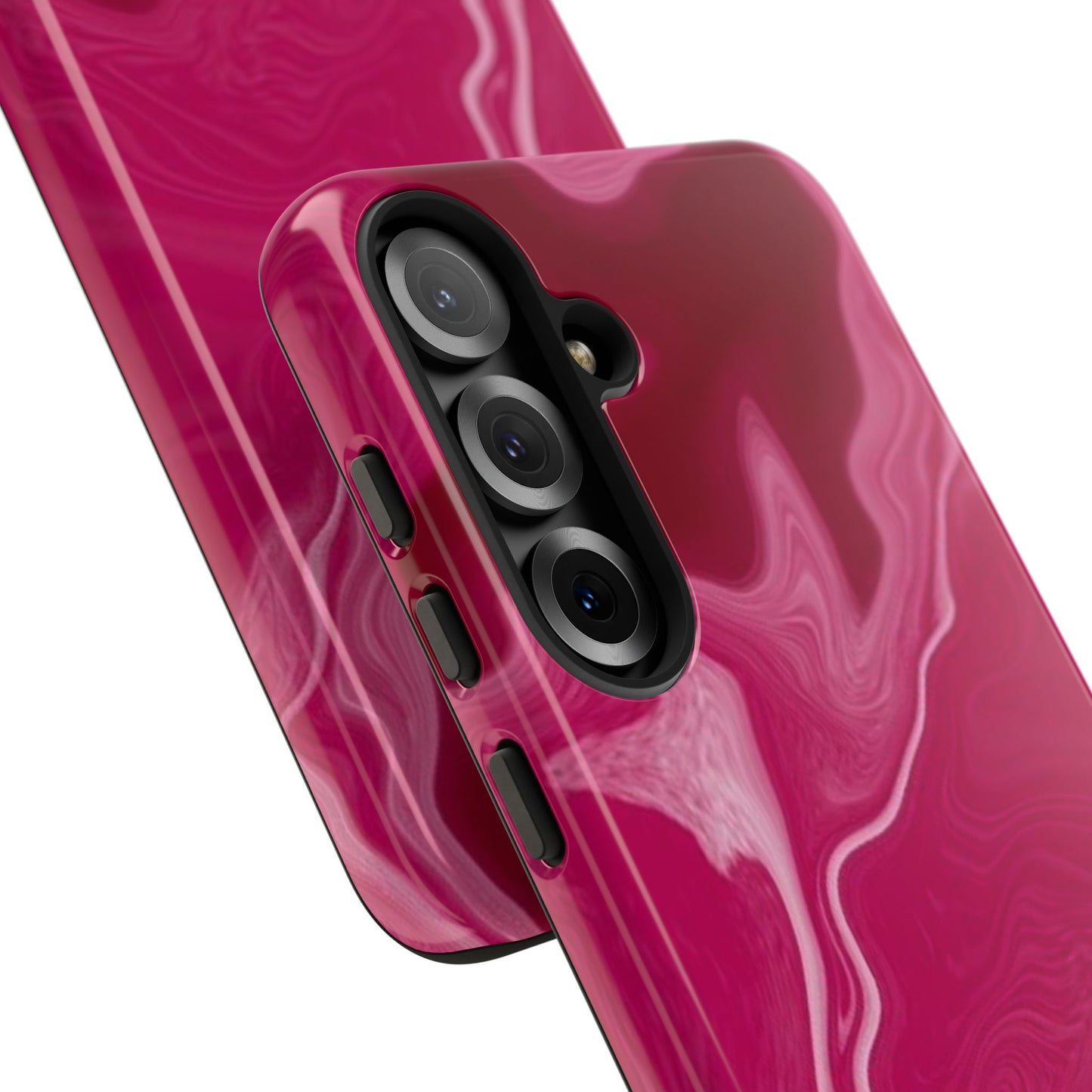 Tough Cases - Pink Marbled Phone Case for Stylish Protection