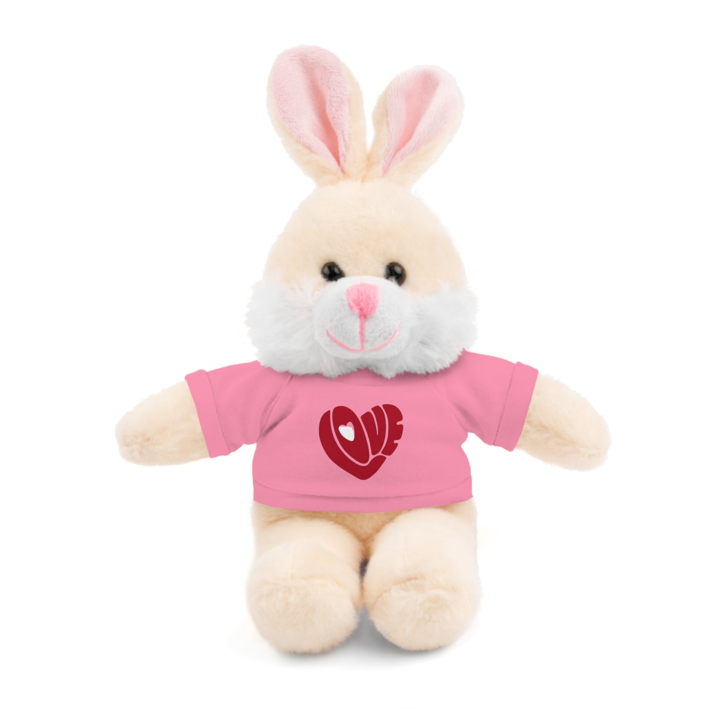 Love Heart Stuffed Animal with Tee - Perfect Gift for Valentine's Day and Special Occasions