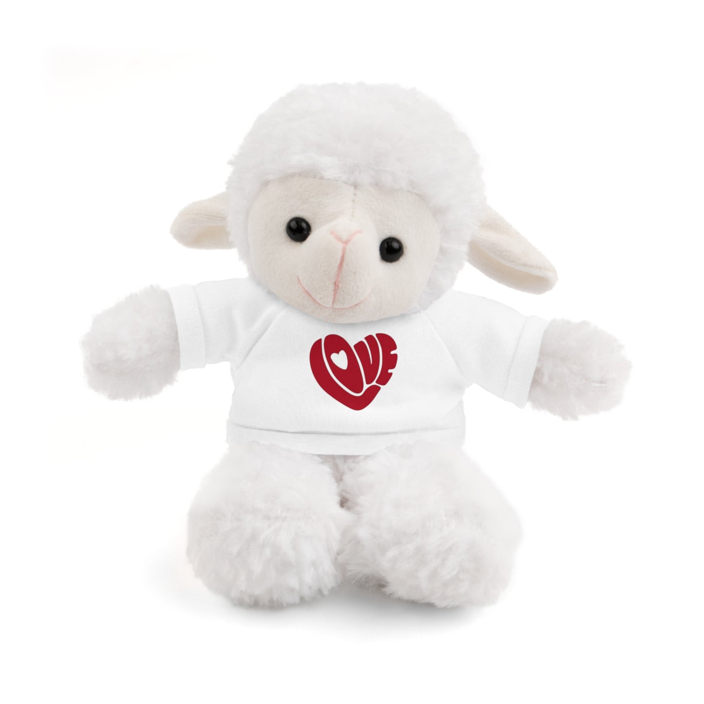 Love Heart Stuffed Animal with Tee - Perfect Gift for Valentine's Day and Special Occasions