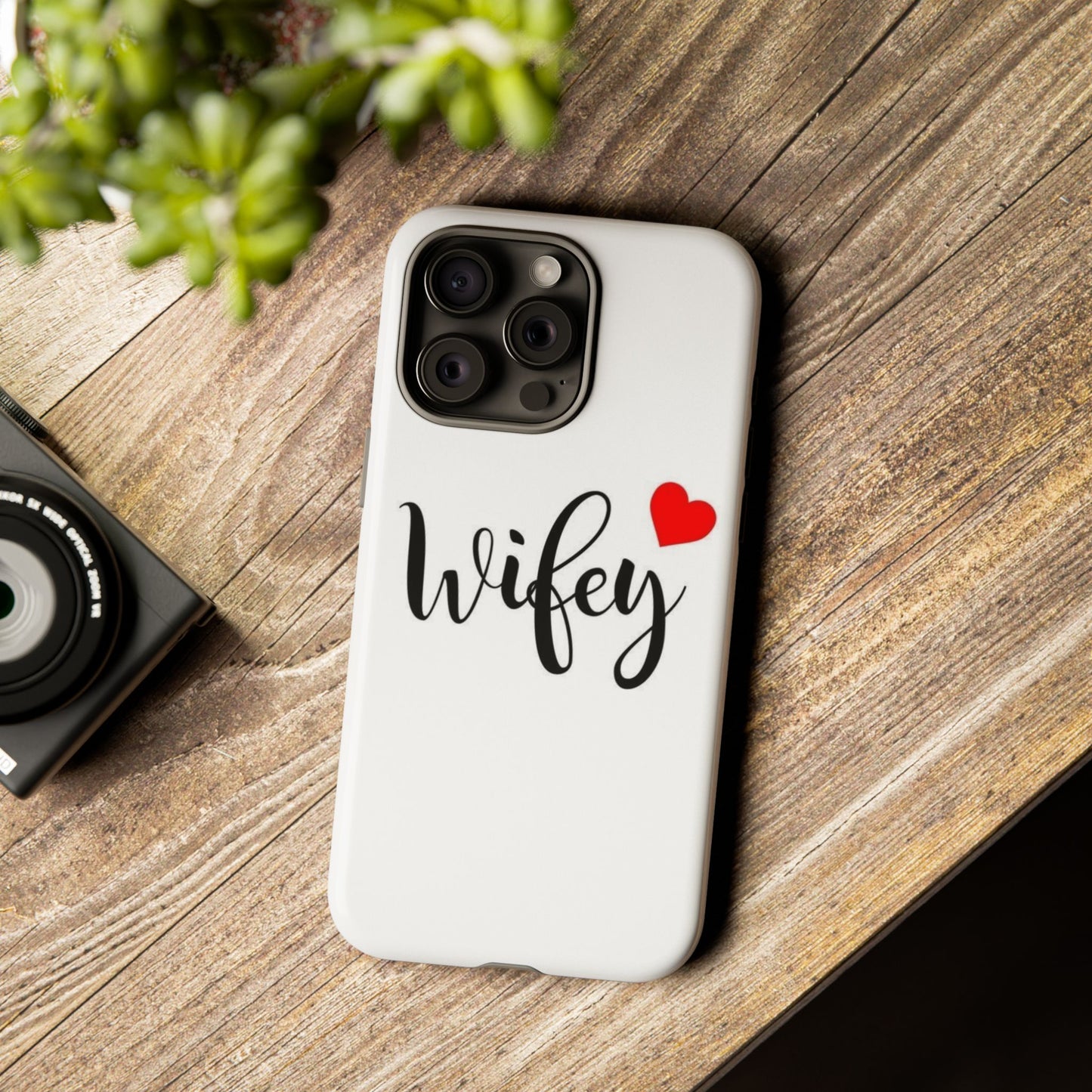 Wifey Tough Phone Case - Stylish & Durable Protection for Newlyweds