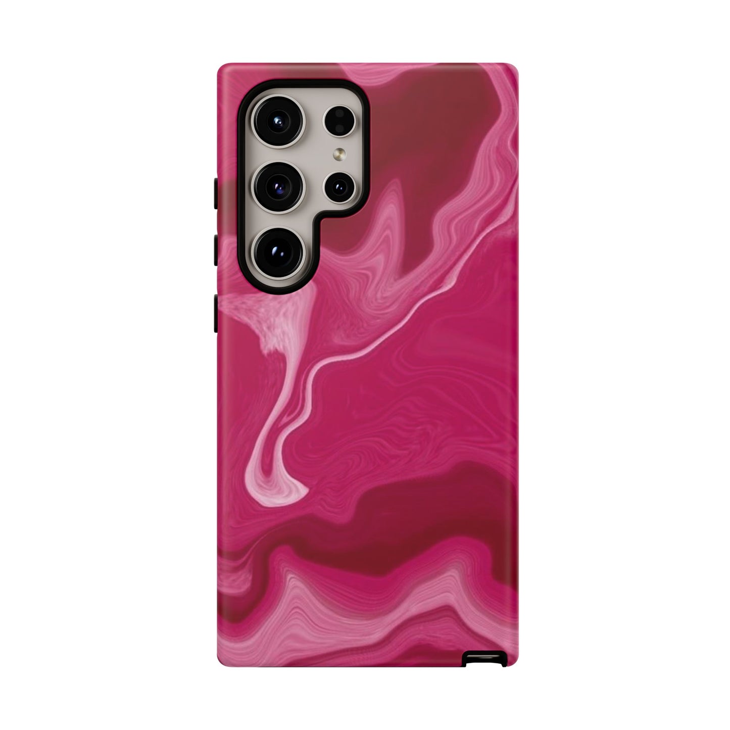 Tough Cases - Pink Marbled Phone Case for Stylish Protection