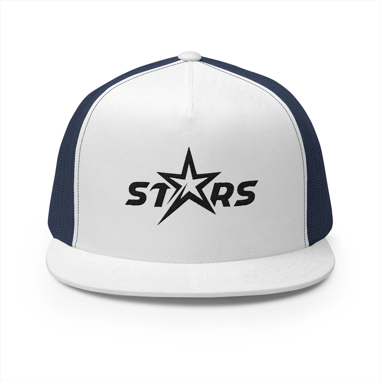 Stylish Stars 5 Panel Trucker Cap for Casual Outings