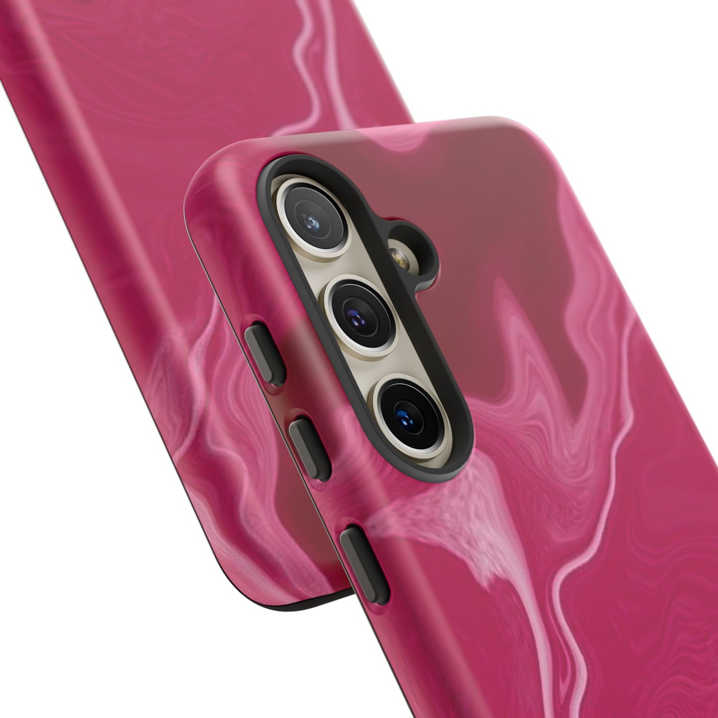 Tough Cases - Pink Marbled Phone Case for Stylish Protection