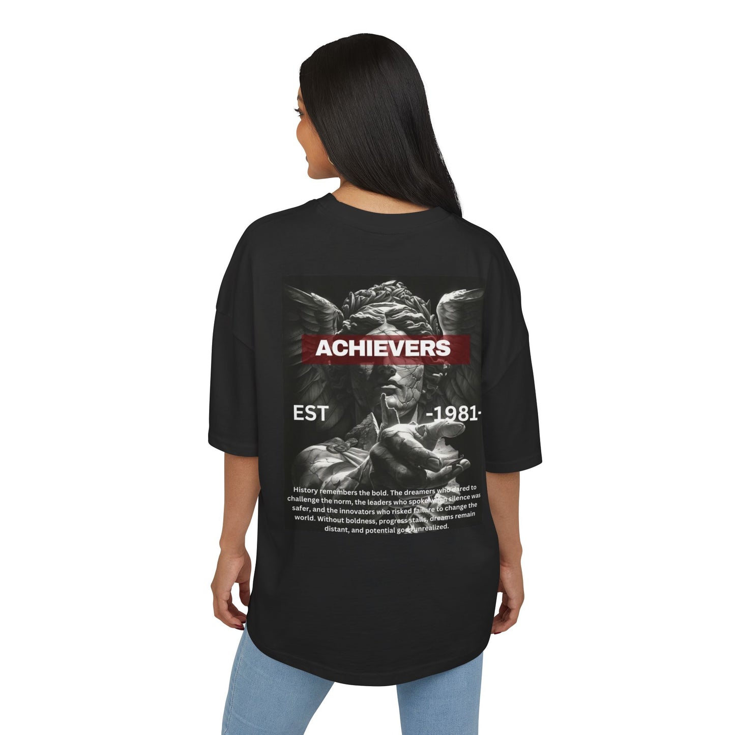 Achievers Box Tee - Inspiring Unisex Heavy Cotton Tee for Motivated Minds