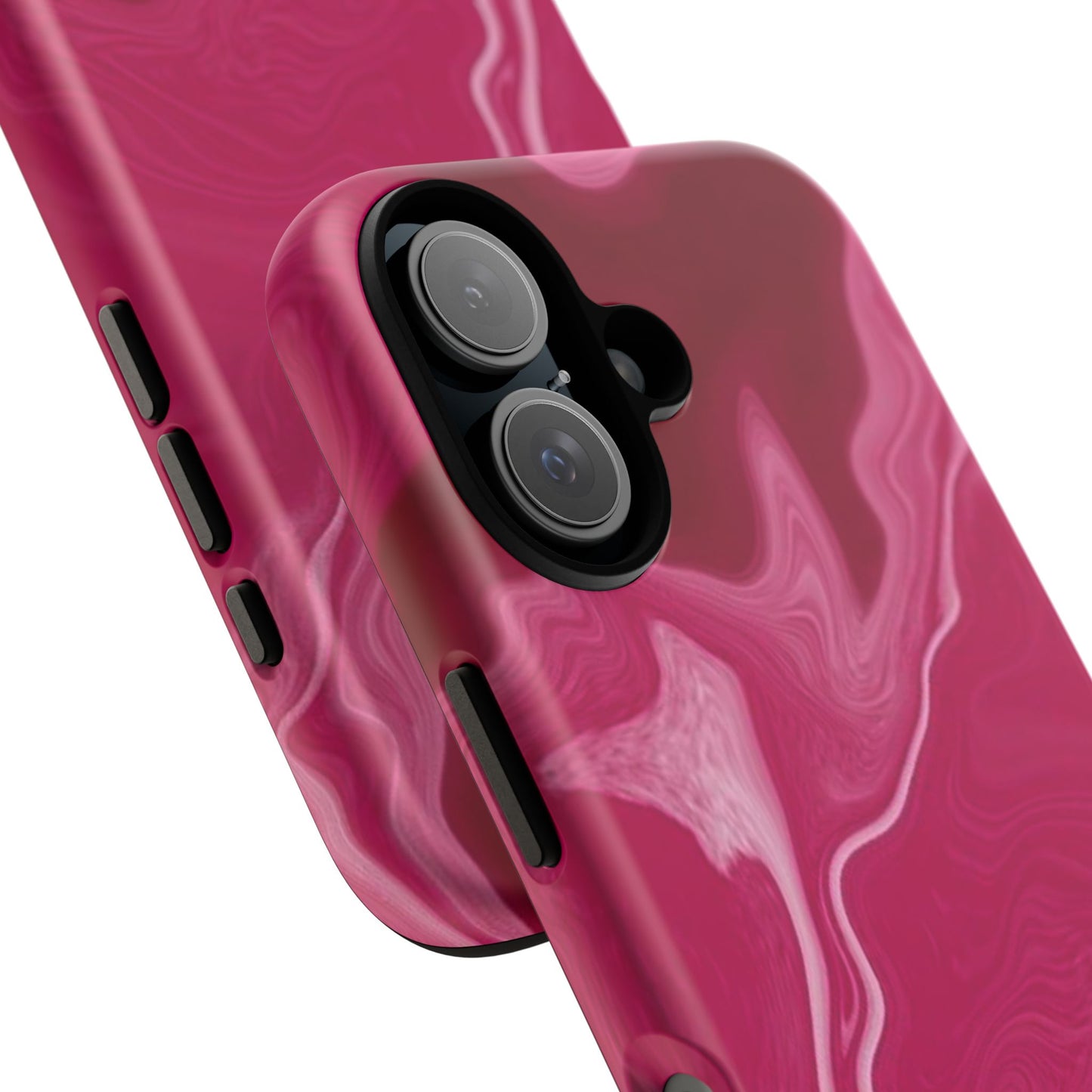 Tough Cases - Pink Marbled Phone Case for Stylish Protection