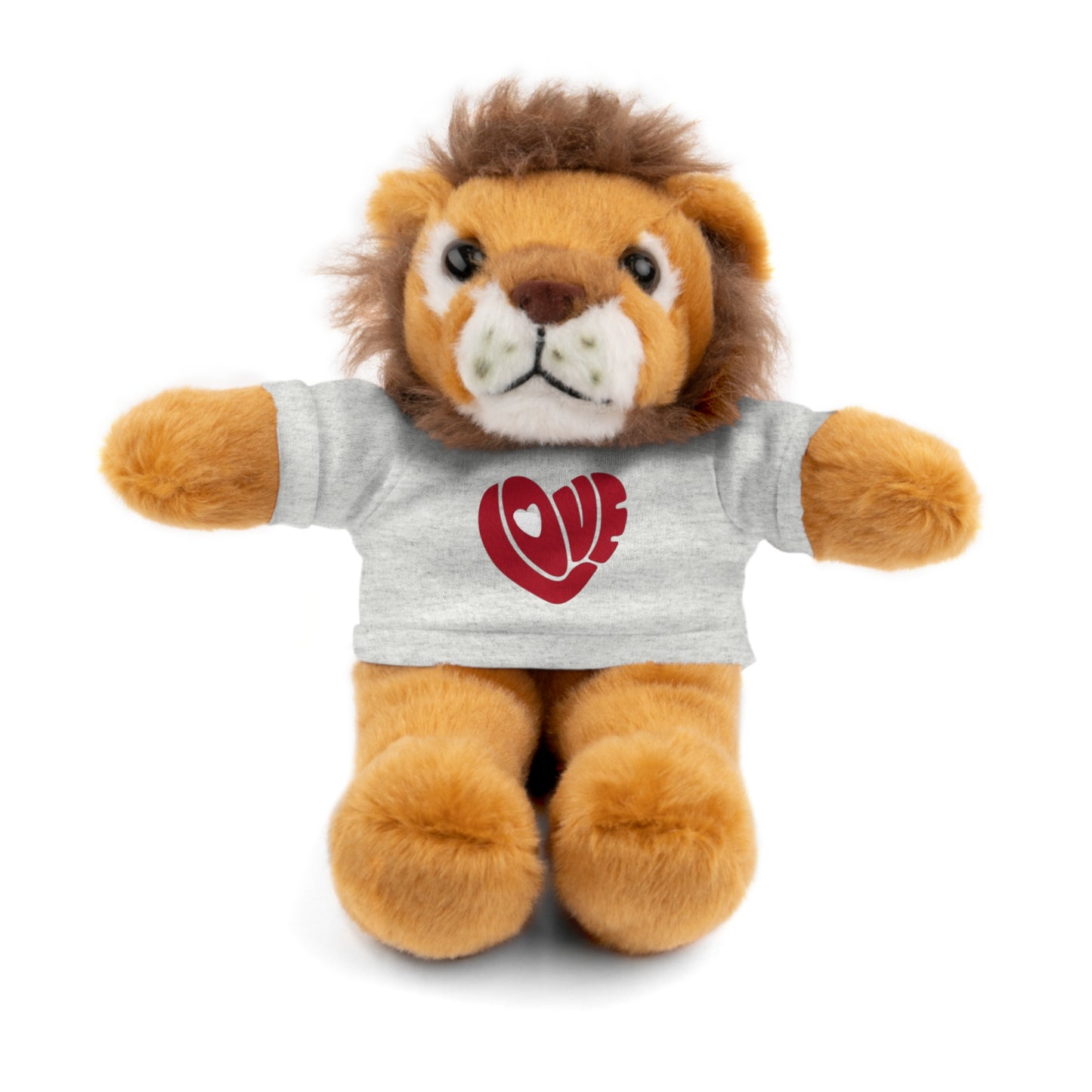 Love Heart Stuffed Animal with Tee - Perfect Gift for Valentine's Day and Special Occasions