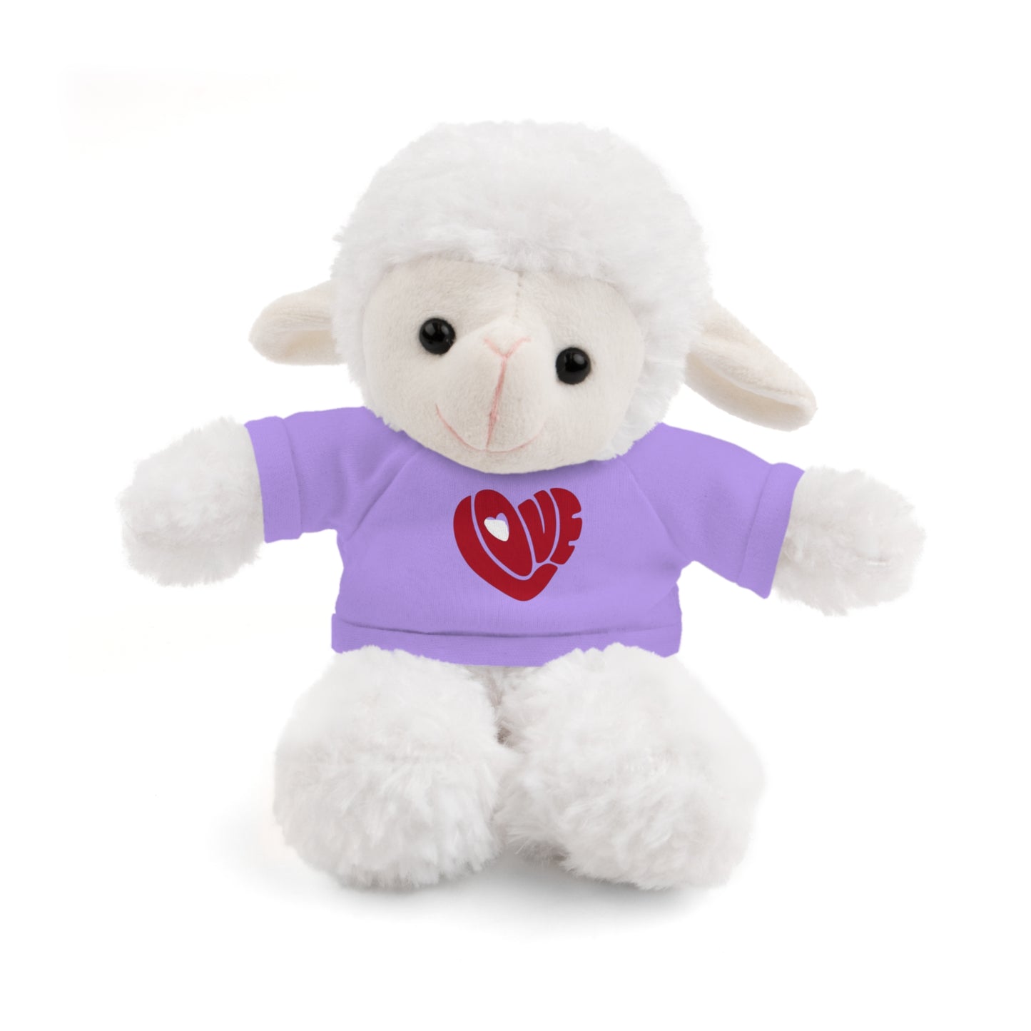 Love Heart Stuffed Animal with Tee - Perfect Gift for Valentine's Day and Special Occasions