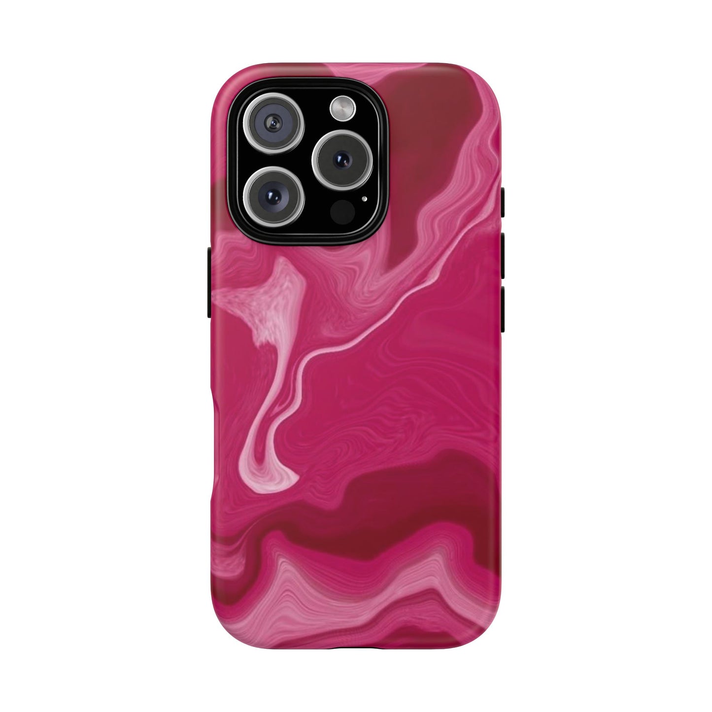 Tough Cases - Pink Marbled Phone Case for Stylish Protection