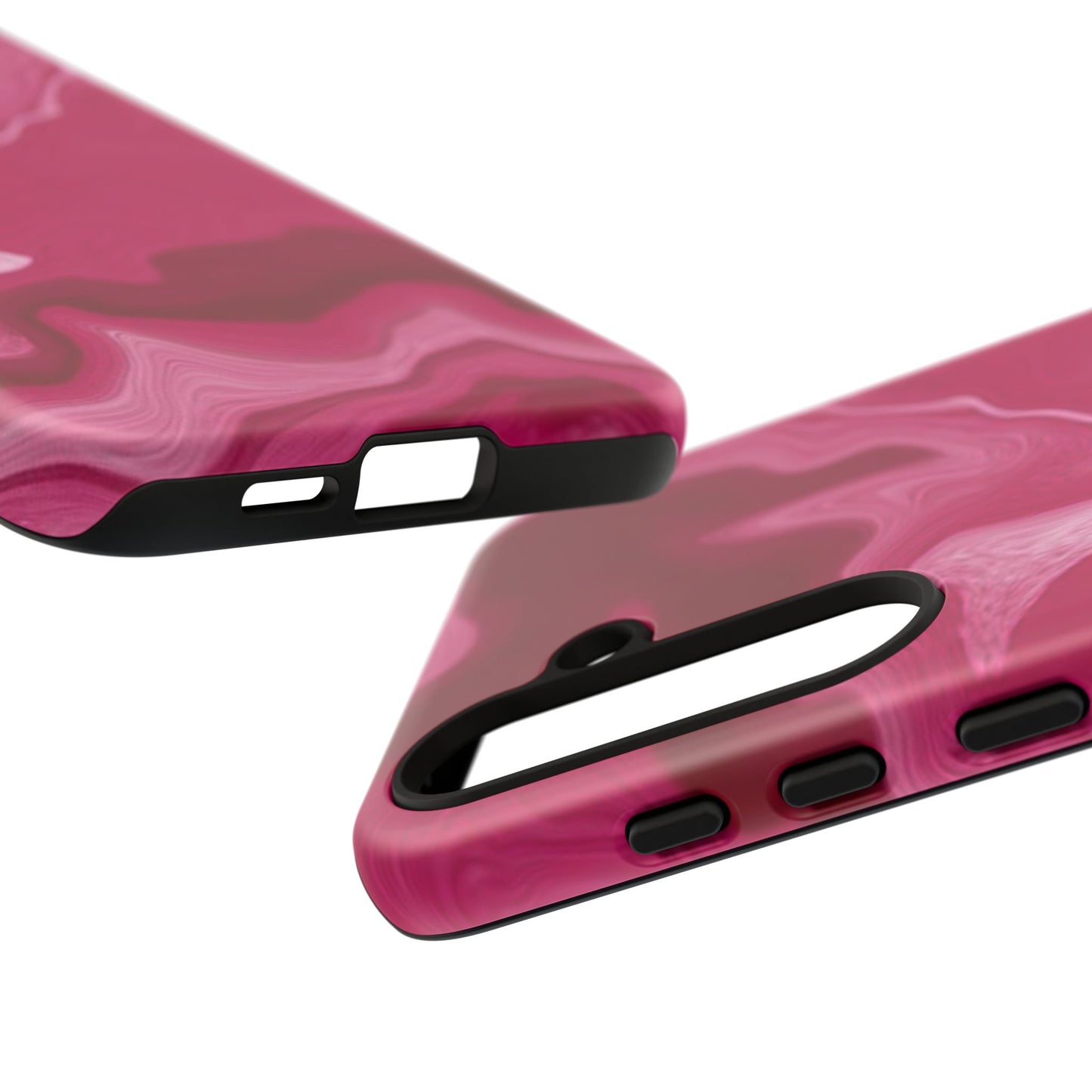 Tough Cases - Pink Marbled Phone Case for Stylish Protection