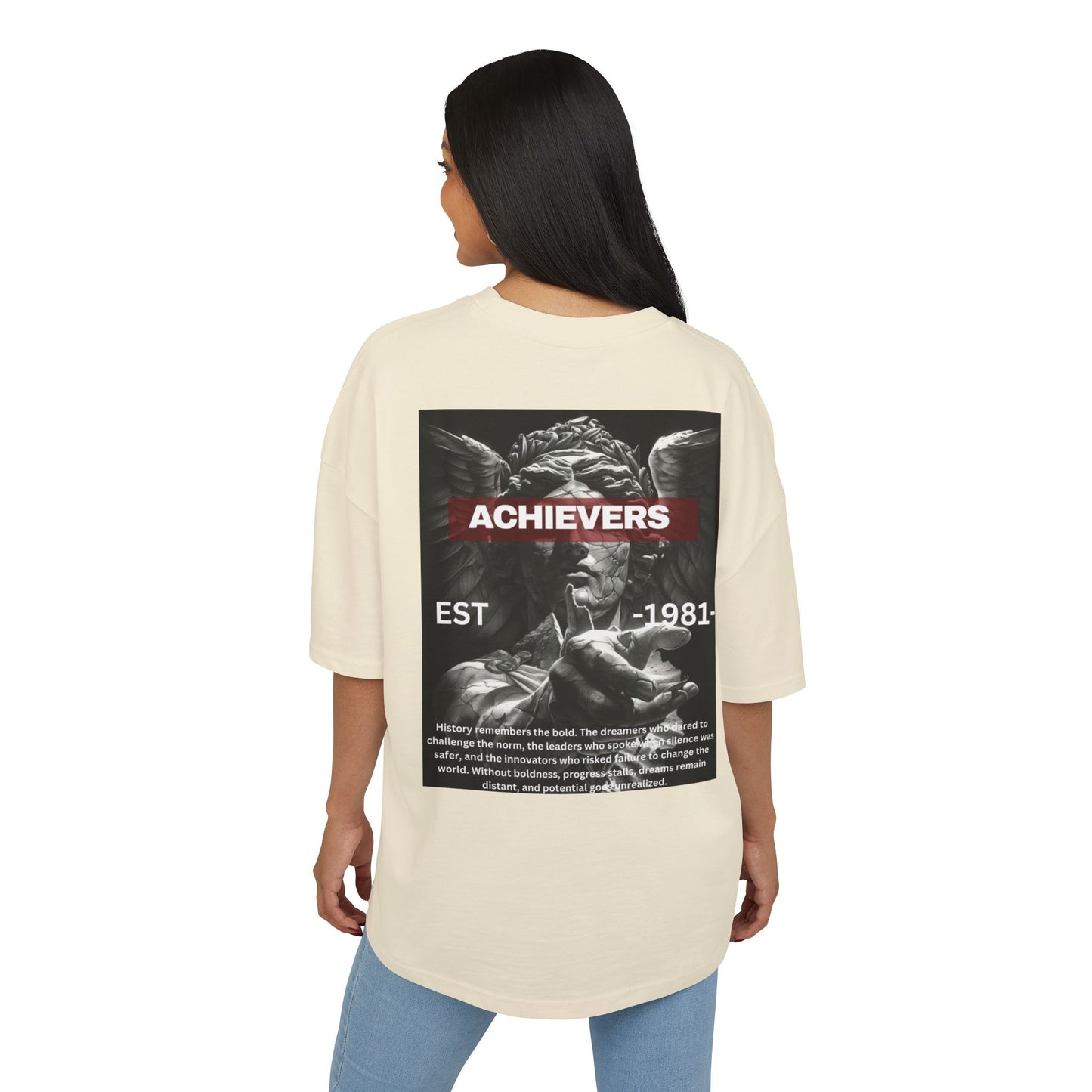 Achievers Box Tee - Inspiring Unisex Heavy Cotton Tee for Motivated Minds