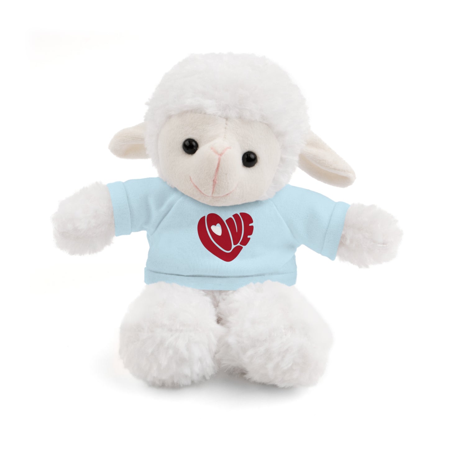 Love Heart Stuffed Animal with Tee - Perfect Gift for Valentine's Day and Special Occasions