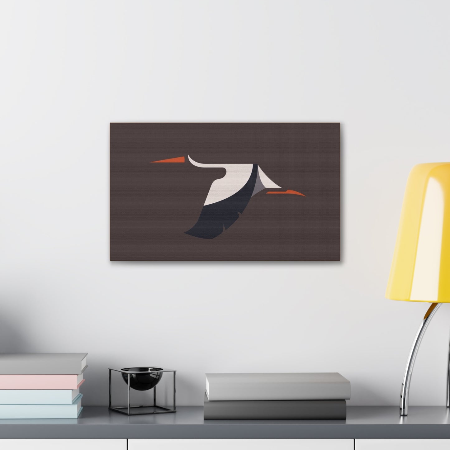 Modern Abstract Bird Canvas Wall Art - 0.75" Depth