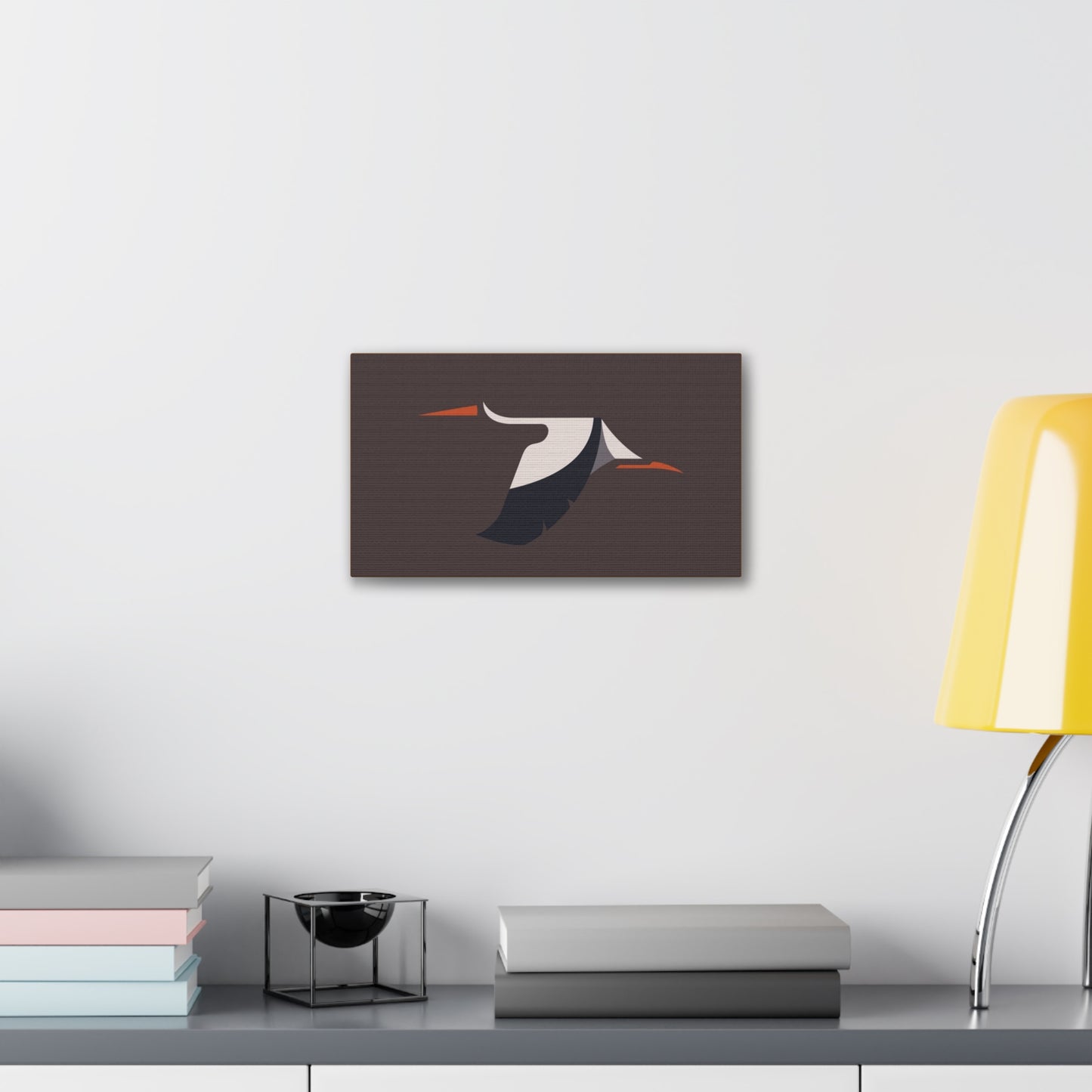 Modern Abstract Bird Canvas Wall Art - 0.75" Depth