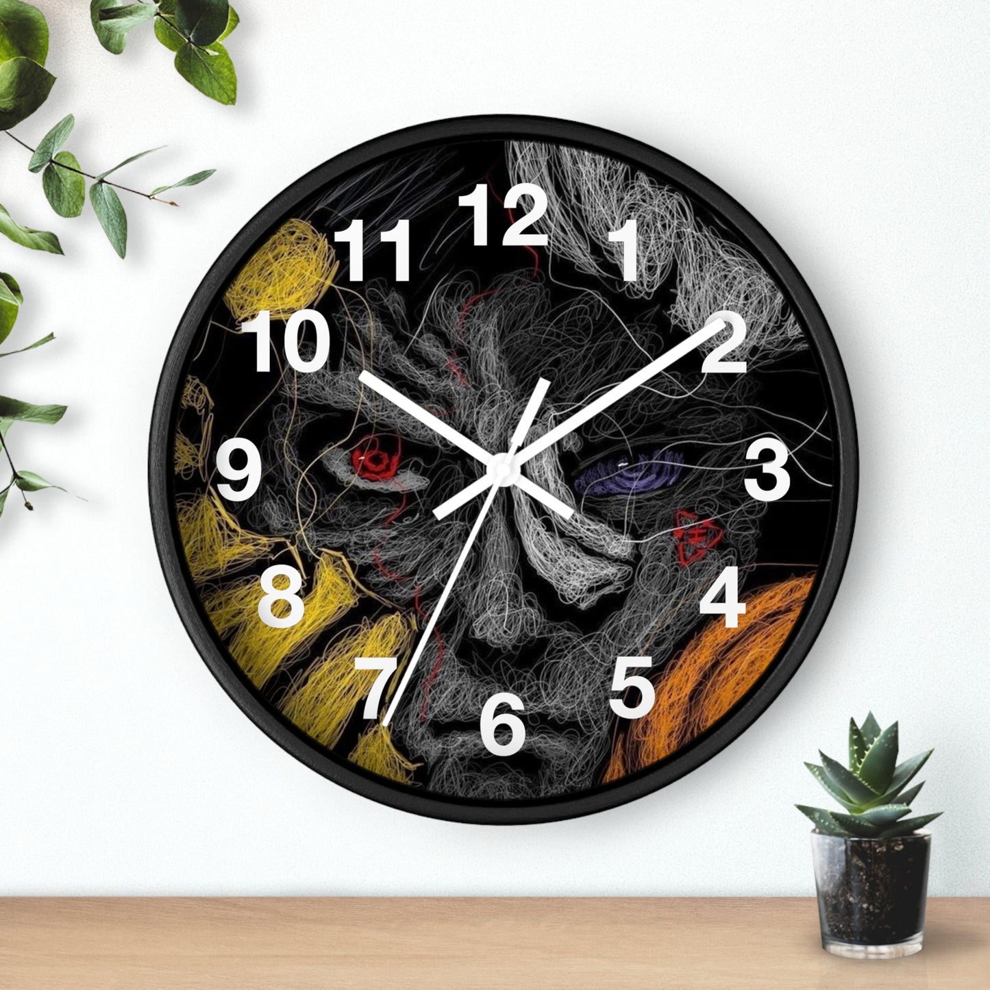 Artistic Abstract Wall Clock - Unique Home Decor for Modern Spaces